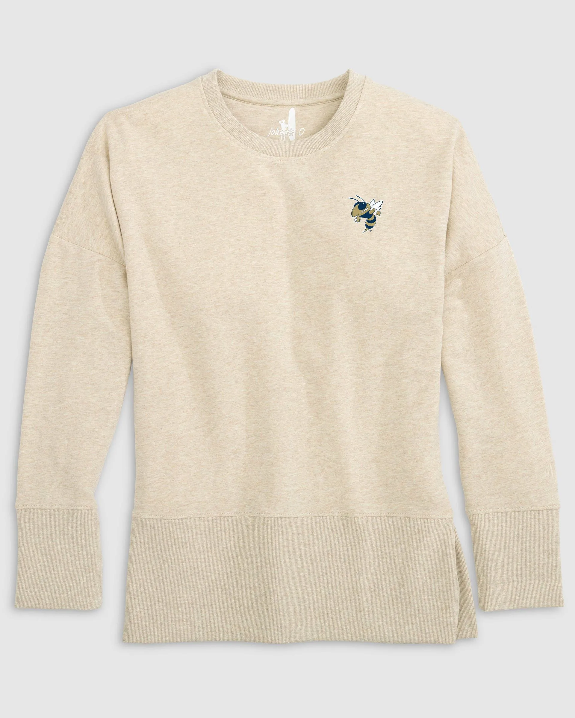 Women's Georgia Tech Brittany Crewneck Sweatshirt- Buzz Logo sold by Johnnie-O product image thumbnail 3