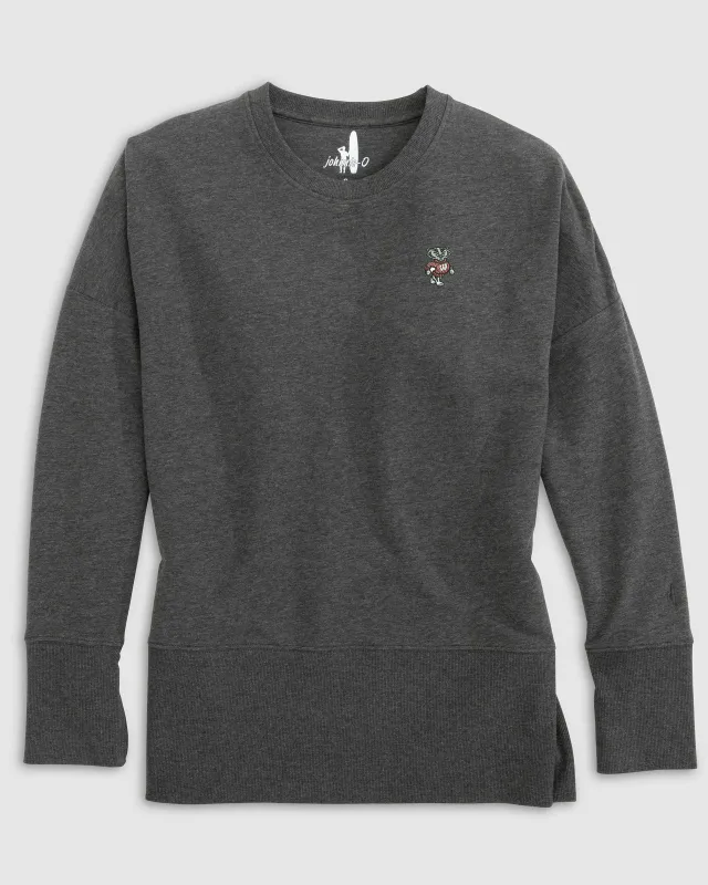Women's Wisconsin Brittany Crewneck Sweatshirt - Badger Logo sold by Johnnie-O
