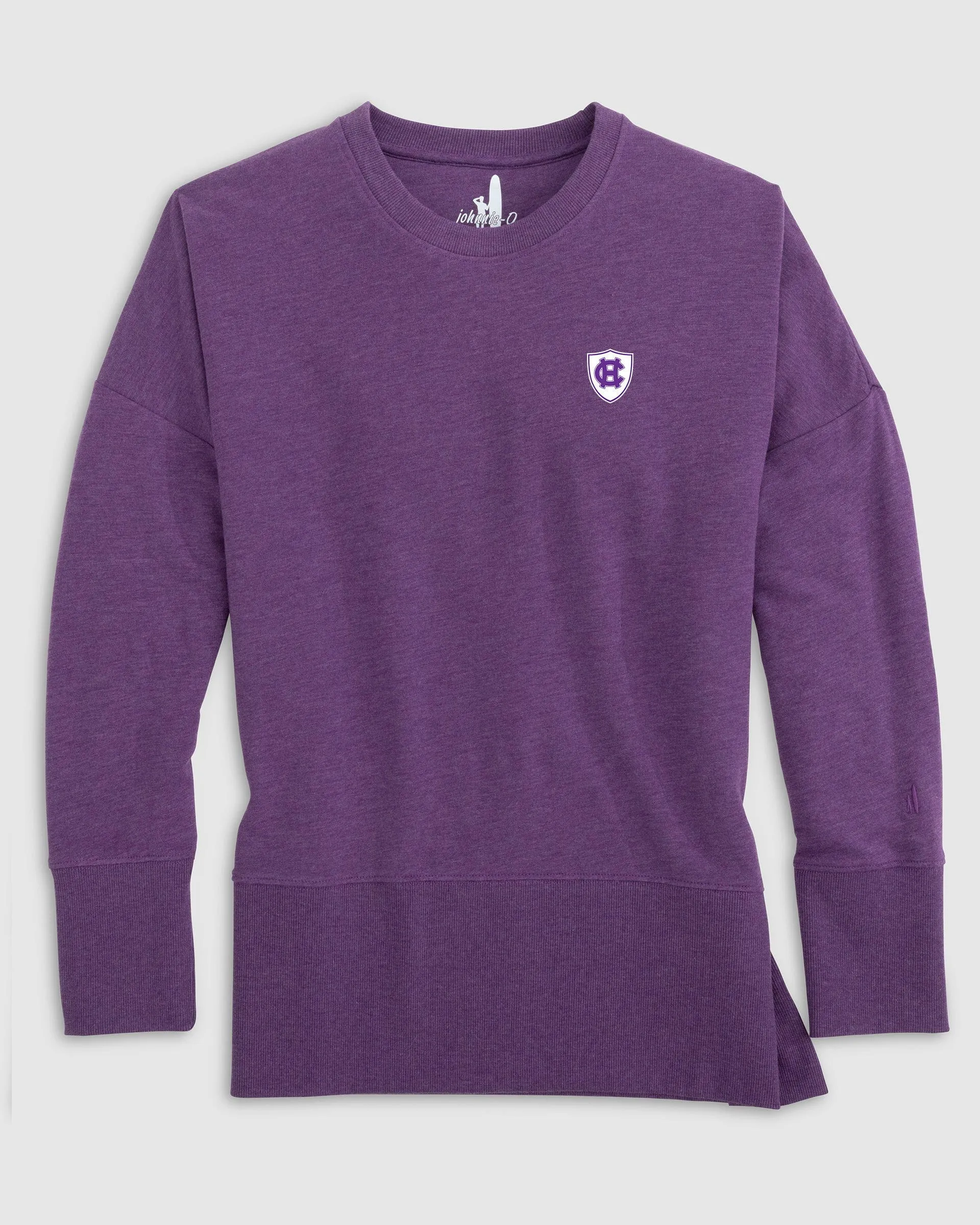 Women's Holy Cross Brittany Crewneck Sweatshirt - Shield Logo sold by Johnnie-O product image thumbnail 3