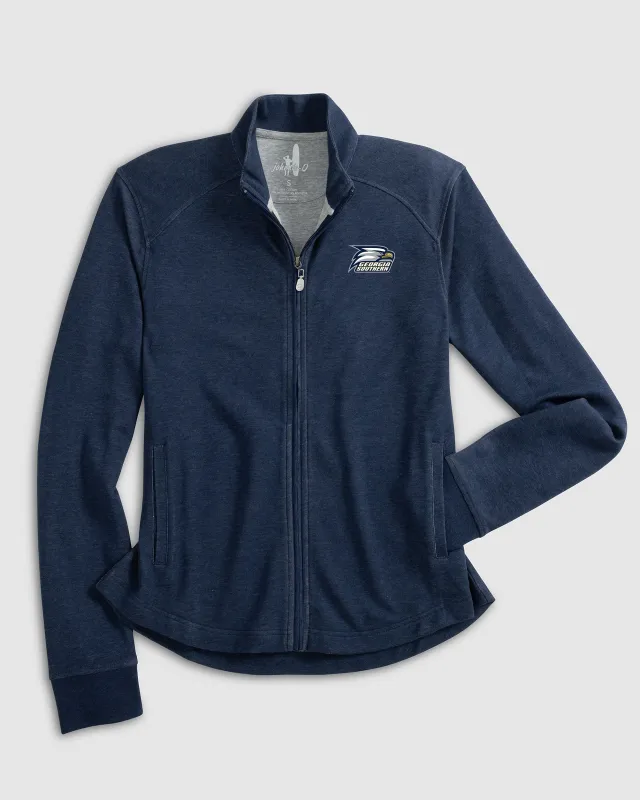 Women's Georgia Southern Tomi Full Zip Jacket - Eagle Logo sold by Johnnie-O