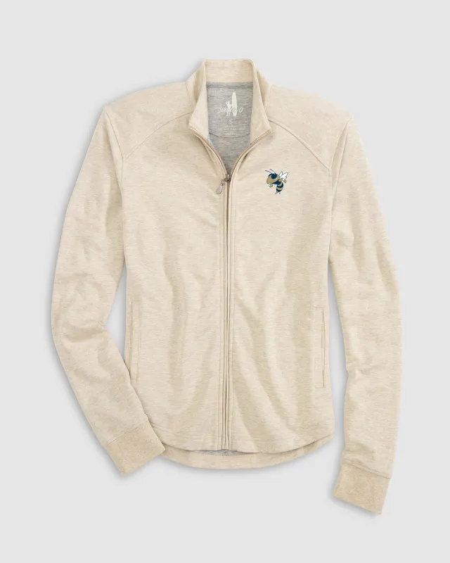 Women's Georgia Tech Tomi Full Zip Jacket - Buzz Logo sold by Johnnie-O