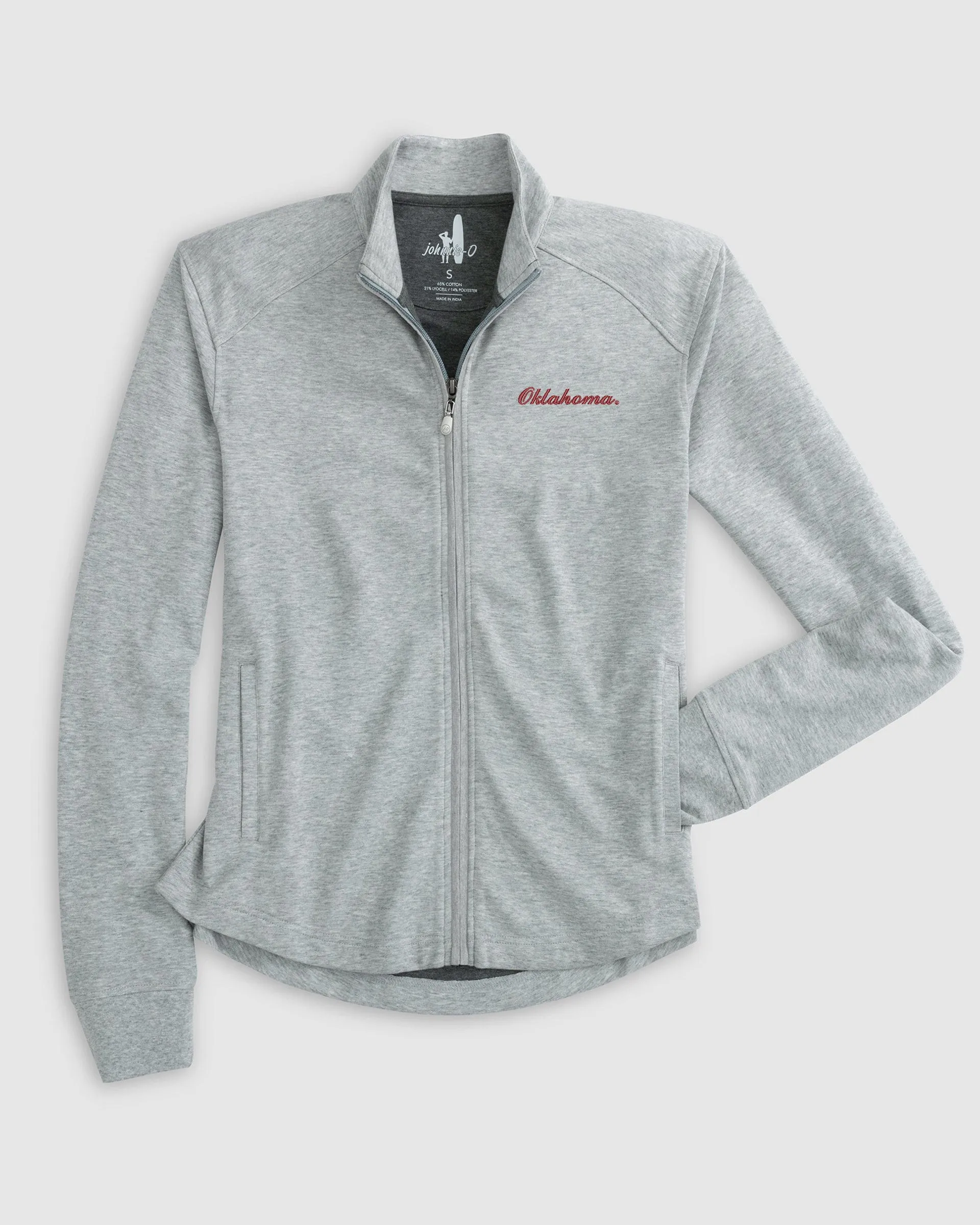 Women's Oklahoma Tomi Full Zip Jacket - Script Logo sold by Johnnie-O