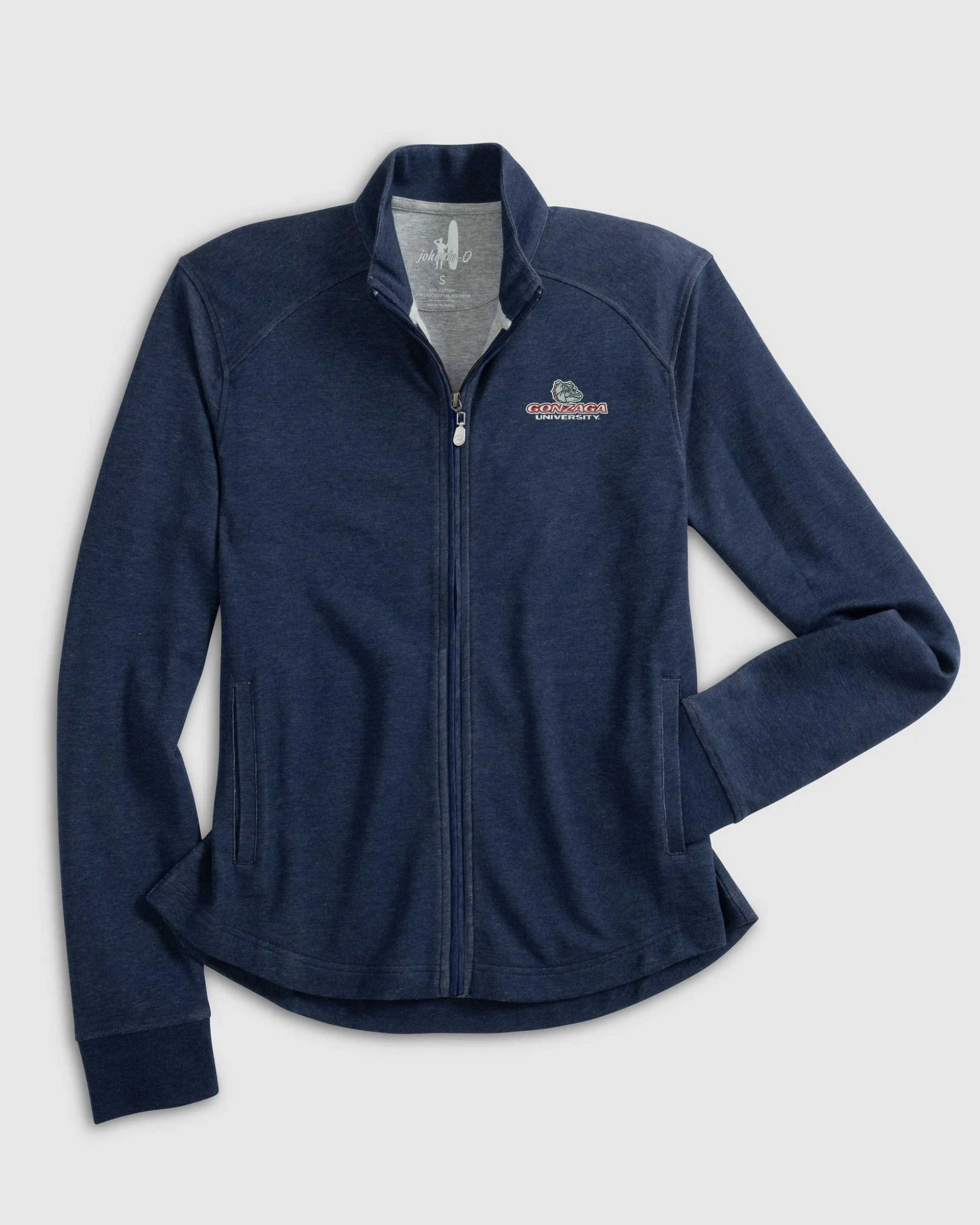 Women's Gonzaga Tomi Full Zip Jacket - Script Logo sold by Johnnie-O product image thumbnail 3