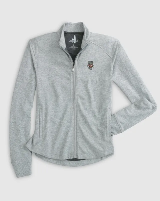 Women's Wisconsin Tomi Full Zip Jacket - Bucky Logo sold by Johnnie-O