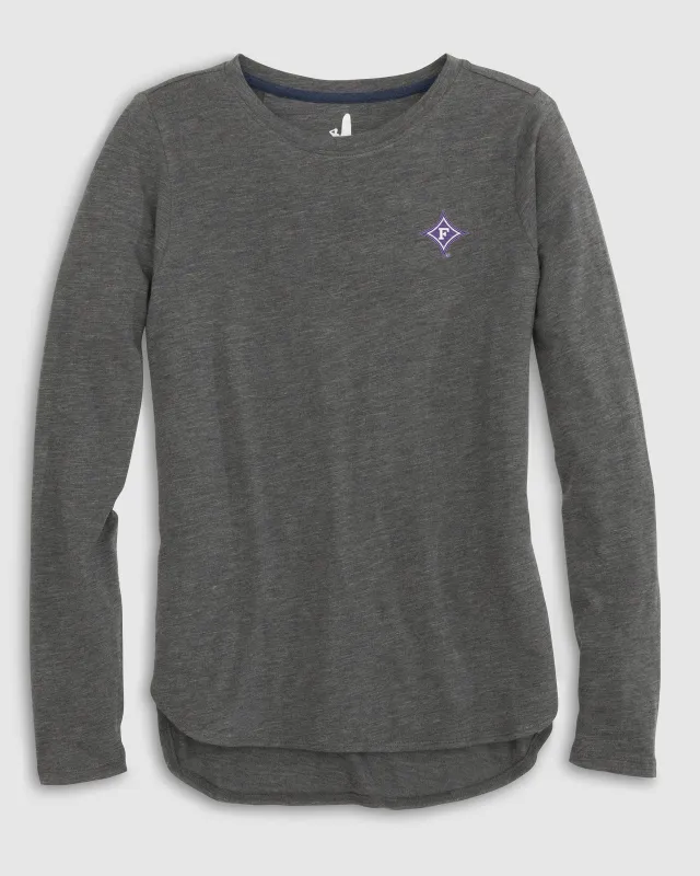 Women's Furman Addison Long Sleeve T-Shirt sold by Johnnie-O