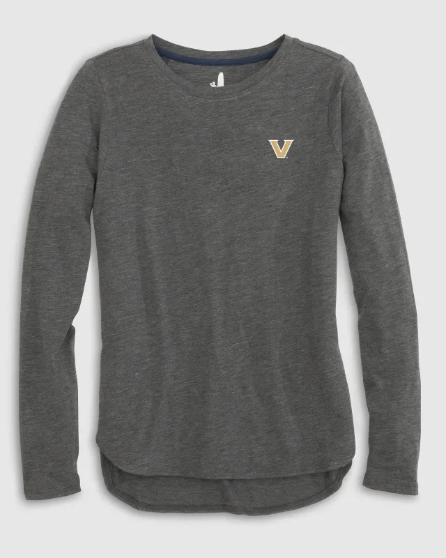 Women's Vanderbilt Addison Long Sleeve T-Shirt sold by Johnnie-O