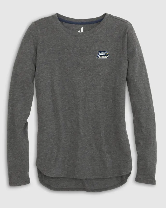 Women's Georgia Southern Addison Long Sleeve T-Shirt - Script Logo sold by Johnnie-O