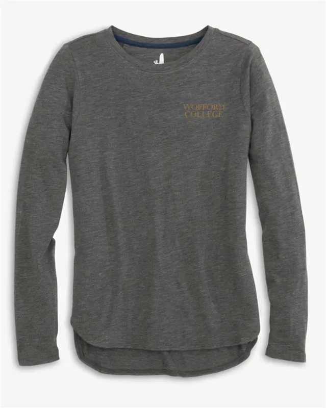 Women's Wofford Addison Long Sleeve T-Shirt sold by Johnnie-O