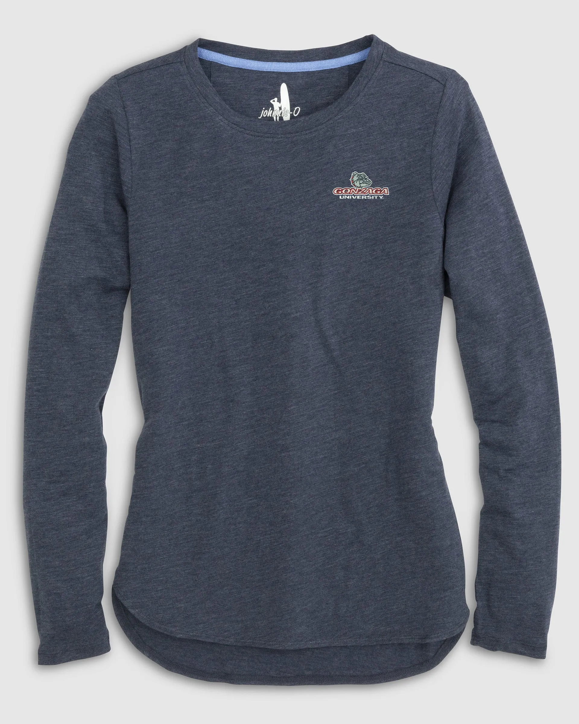 Women's Gonzaga Addison Long Sleeve T-Shirt - Script Logo sold by Johnnie-O