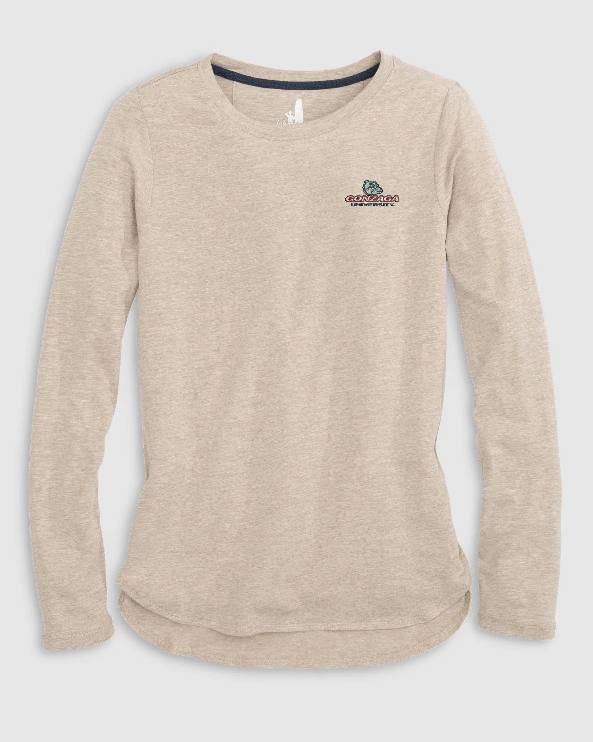 Women's Gonzaga Addison Long Sleeve T-Shirt - Script Logo sold by Johnnie-O product image thumbnail 2