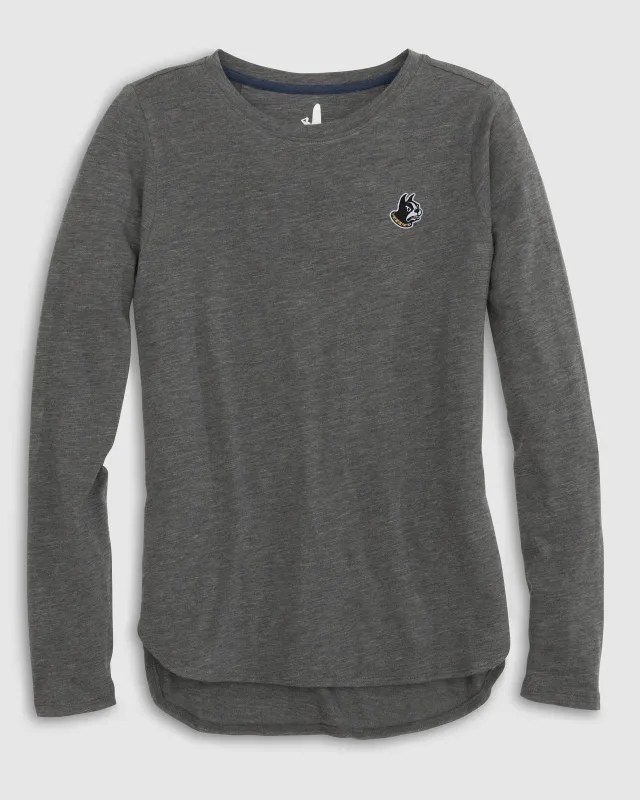 Women's Wofford Addison Long Sleeve T-Shirt - Terrier Logo sold by Johnnie-O