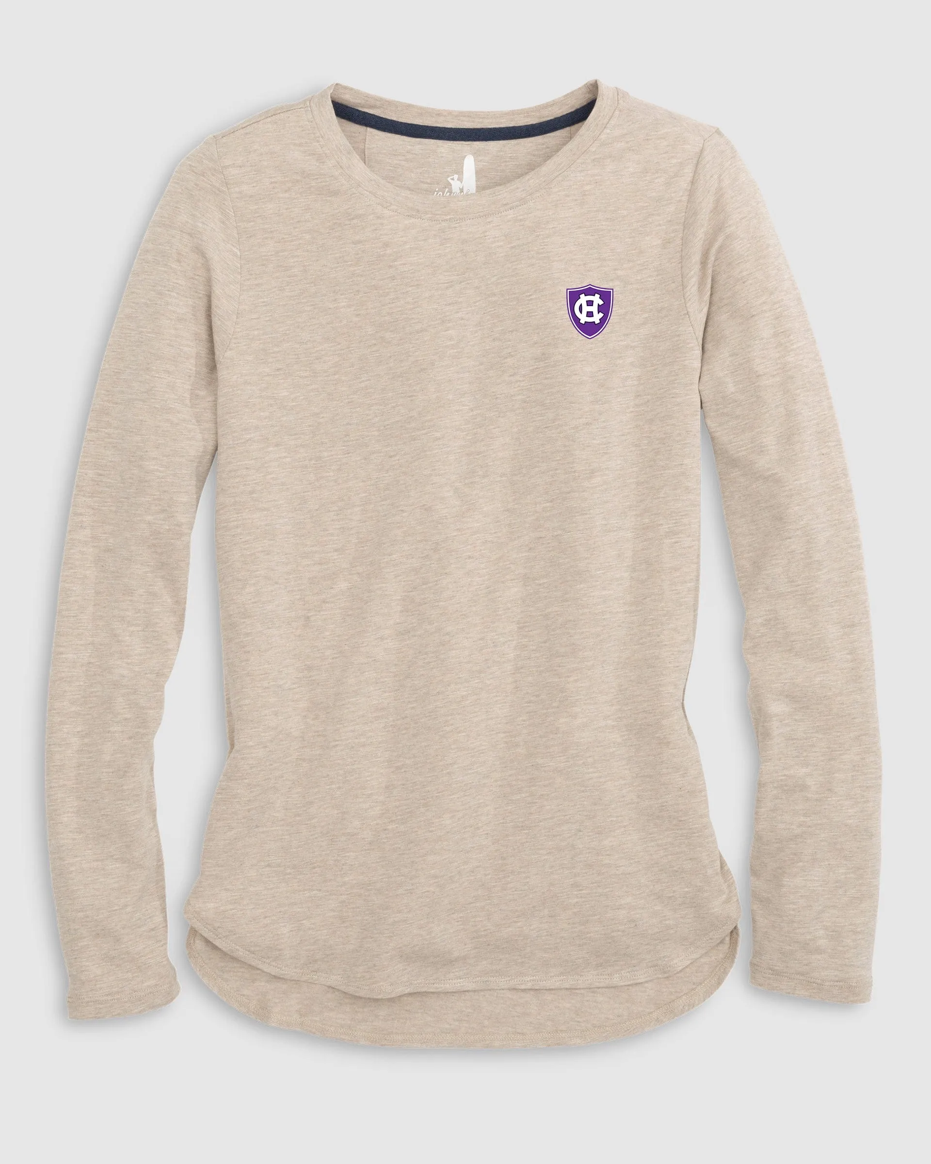 Women's Holy Cross Addison Long Sleeve T-Shirt - Shield Logo sold by Johnnie-O product image thumbnail 2