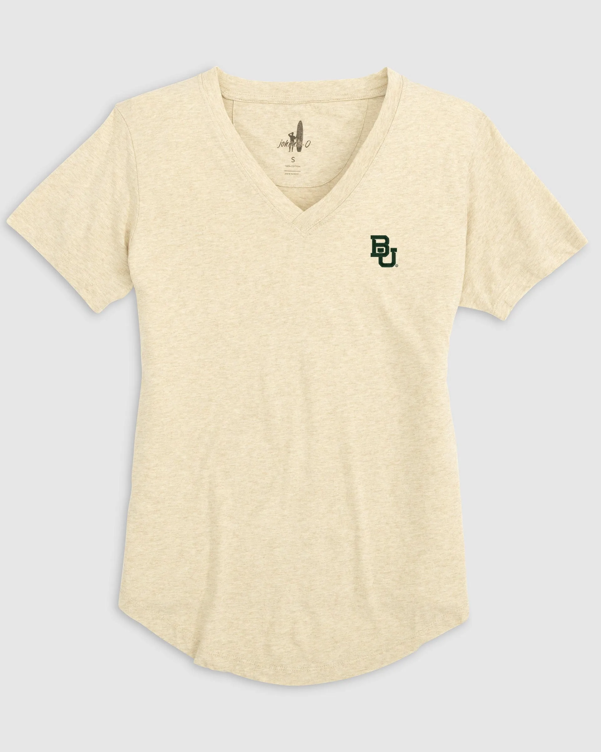 Women's Baylor University Merediths V-Neck T-Shirt sold by Johnnie-O product image thumbnail 4