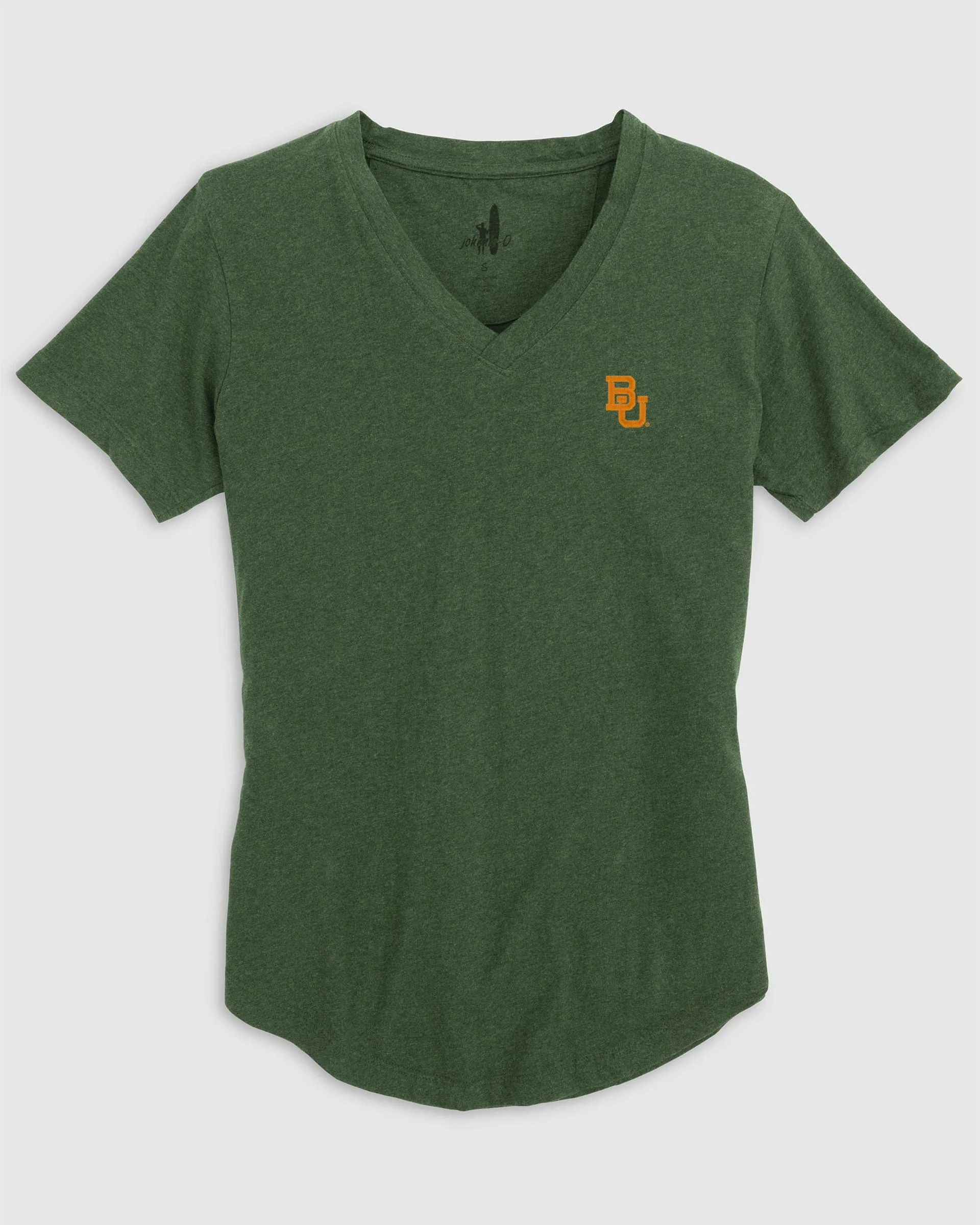 Women's Baylor University Merediths V-Neck T-Shirt sold by Johnnie-O