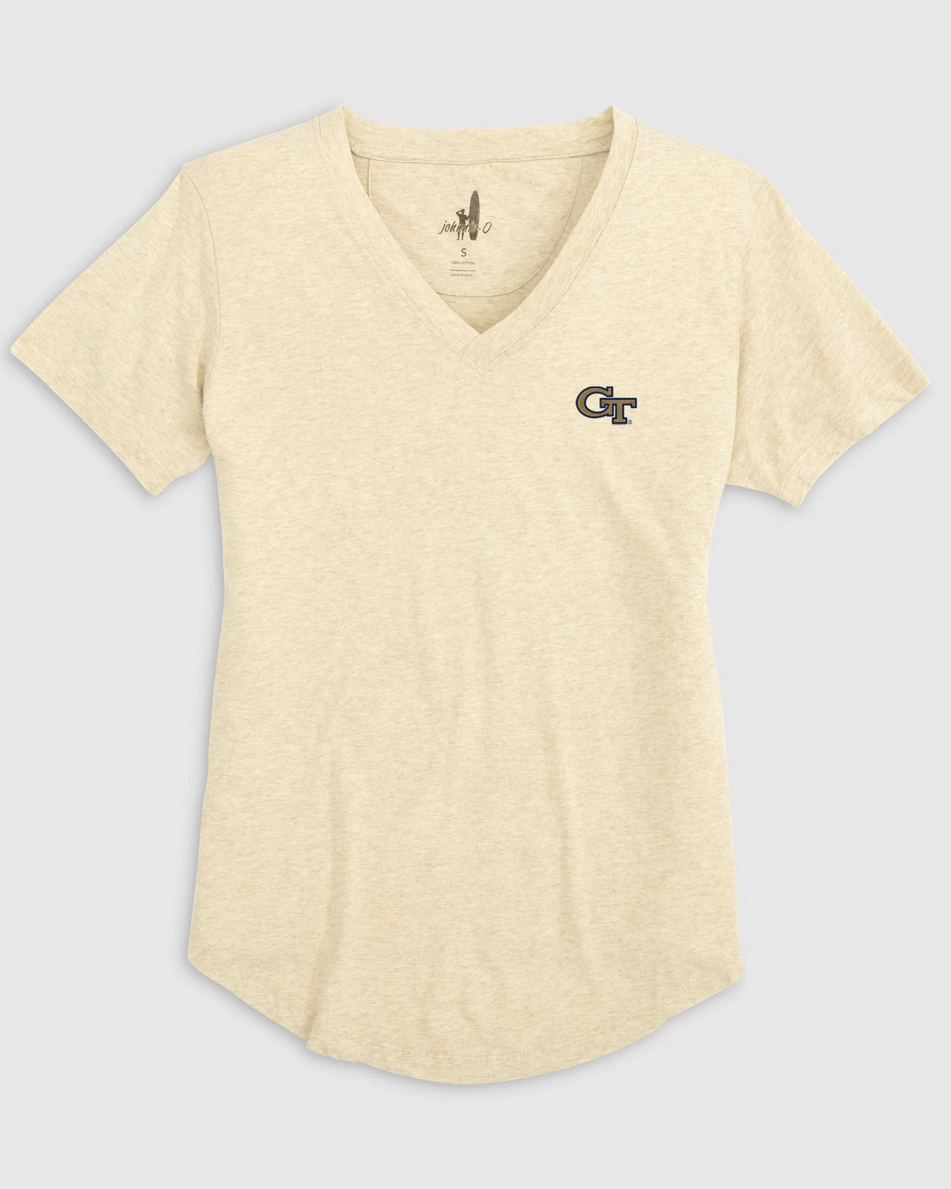 Women's Georgia Tech Merediths V-Neck T-Shirt sold by Johnnie-O product image thumbnail 2