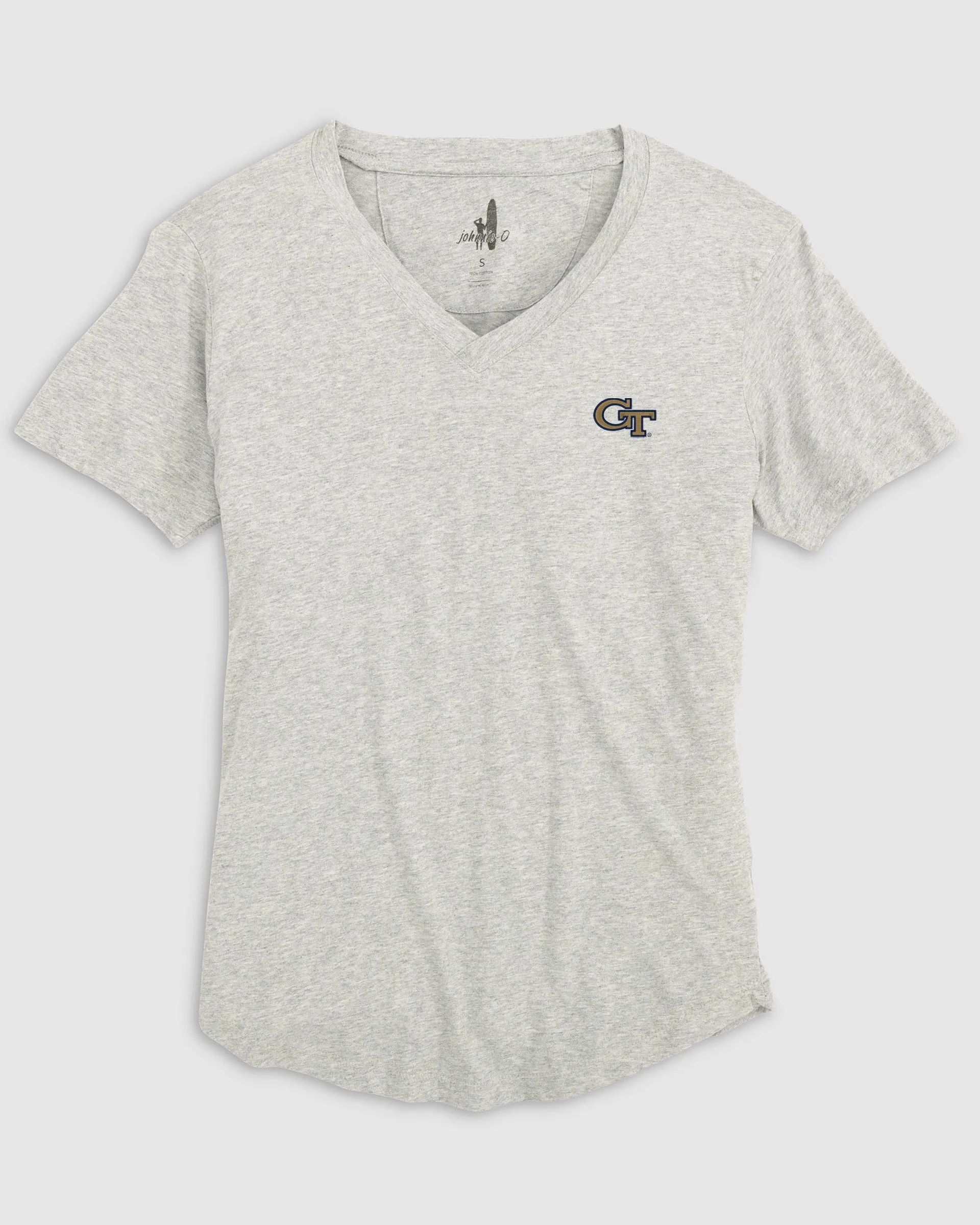 Women's Georgia Tech Merediths V-Neck T-Shirt sold by Johnnie-O