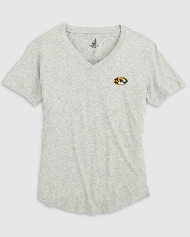 Women's Missouri Merediths V-Neck T-Shirt sold by Johnnie-O