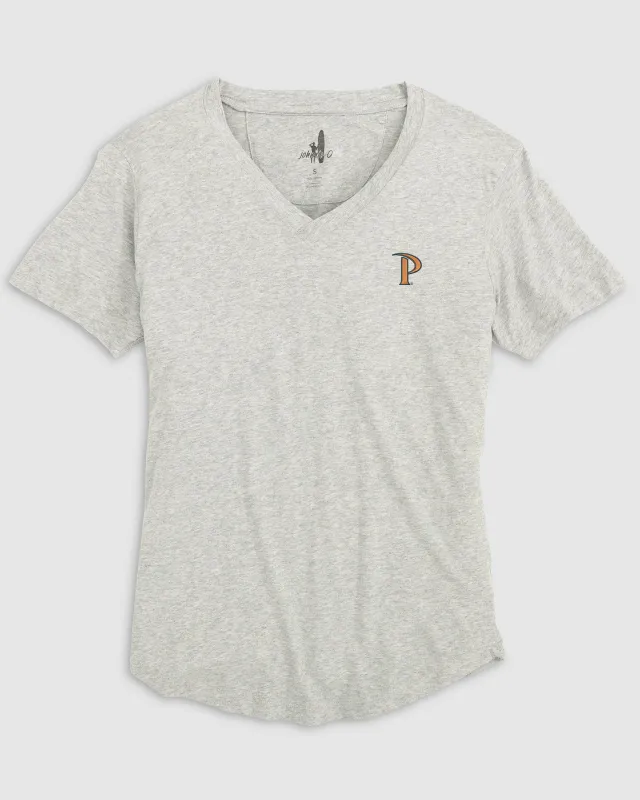 Women's Pepperdine Merediths V-Neck T-Shirt sold by Johnnie-O