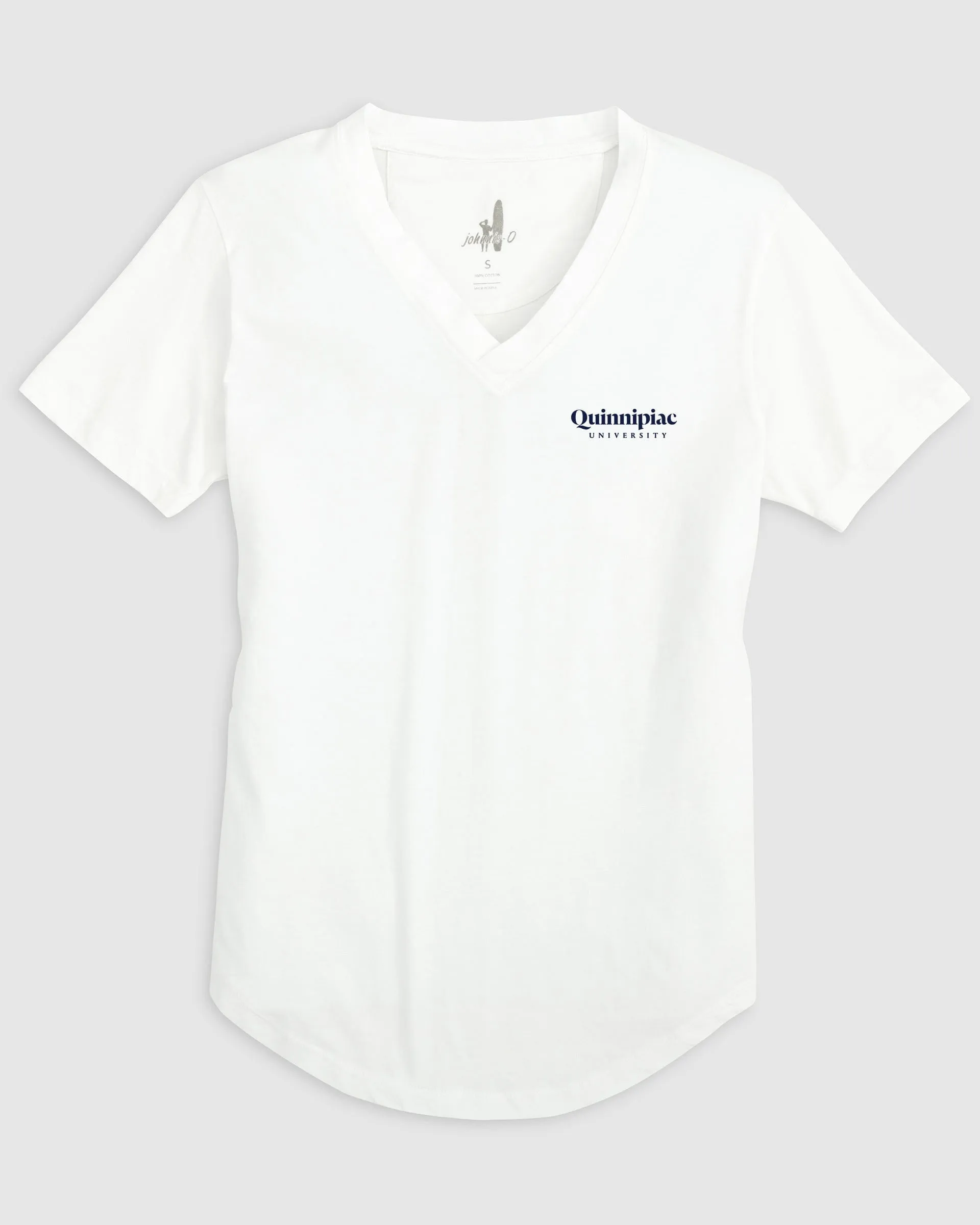 Women's Quinnipiac Merediths V-Neck T-Shirt - Script Logo sold by Johnnie-O product image thumbnail 5