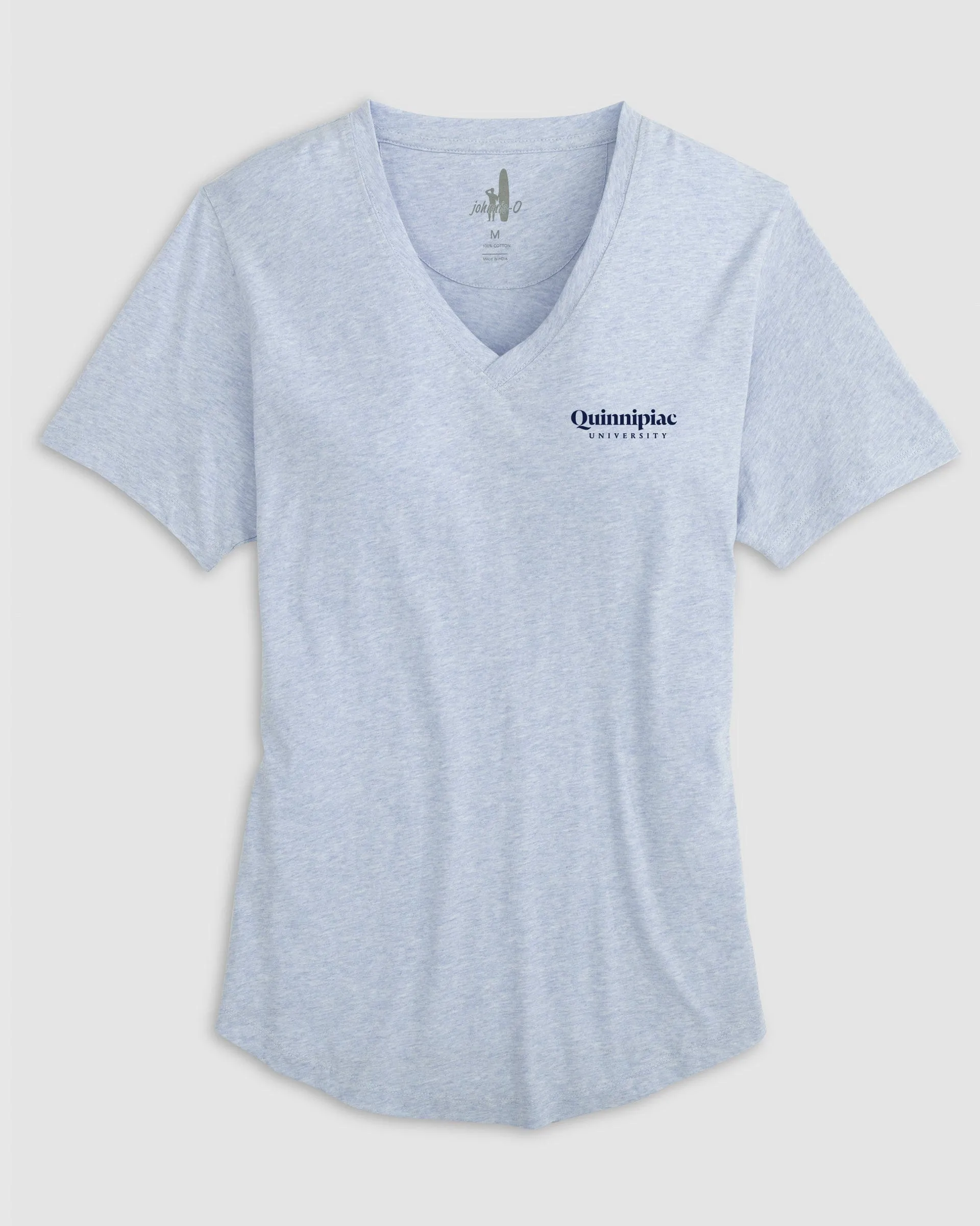 Women's Quinnipiac Merediths V-Neck T-Shirt - Script Logo sold by Johnnie-O