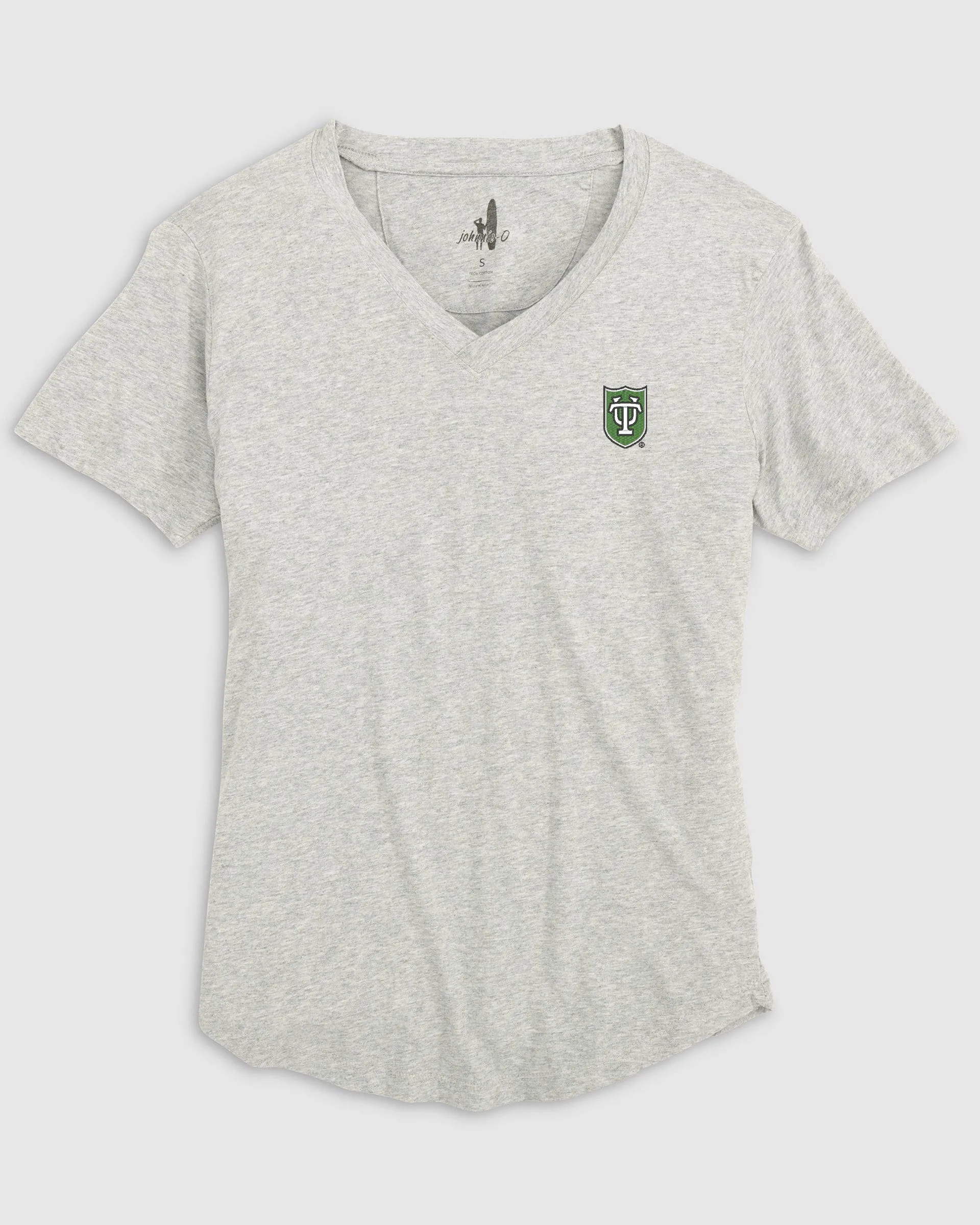 Women's Tulane Merediths V-Neck T-Shirt sold by Johnnie-O product image thumbnail 3