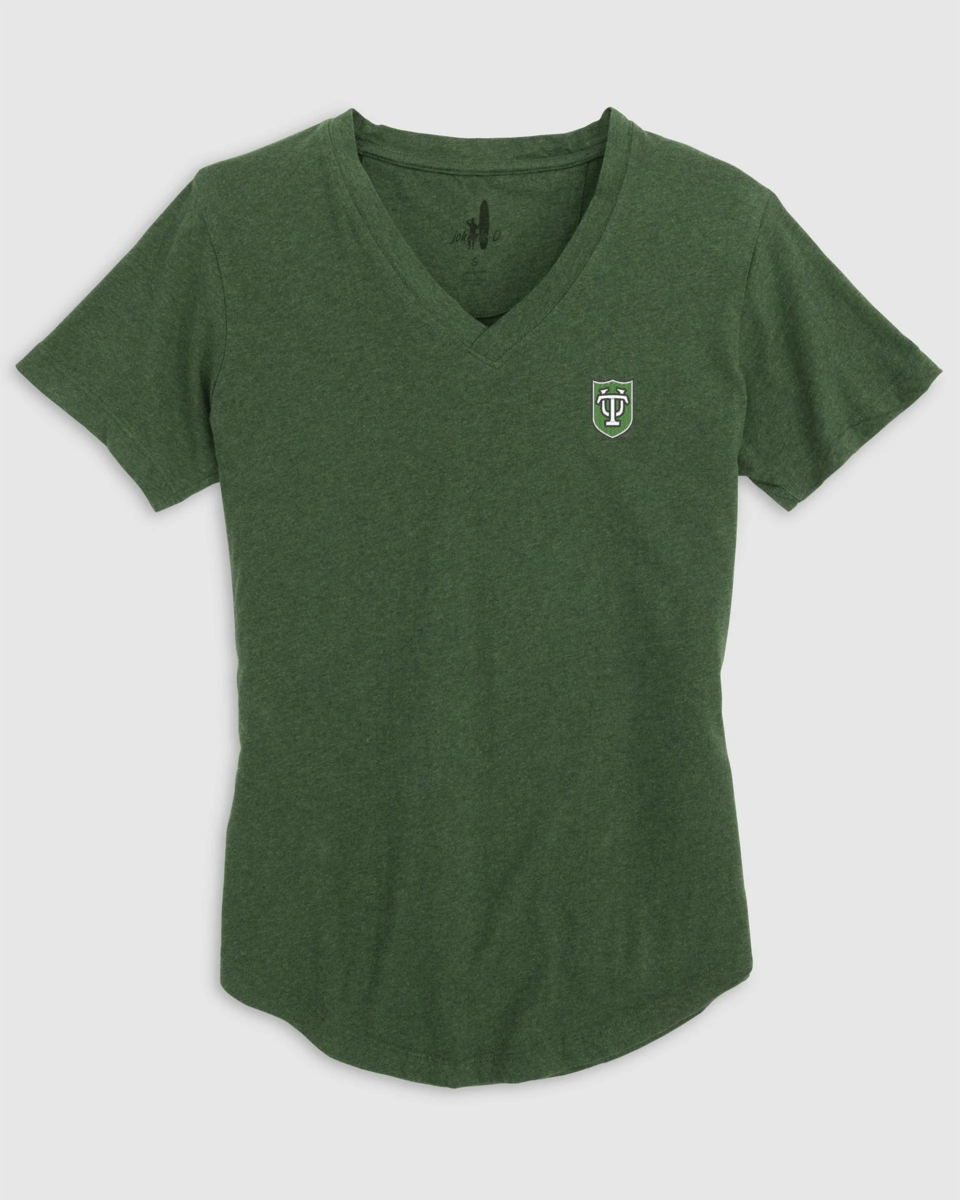 Women's Tulane Merediths V-Neck T-Shirt sold by Johnnie-O