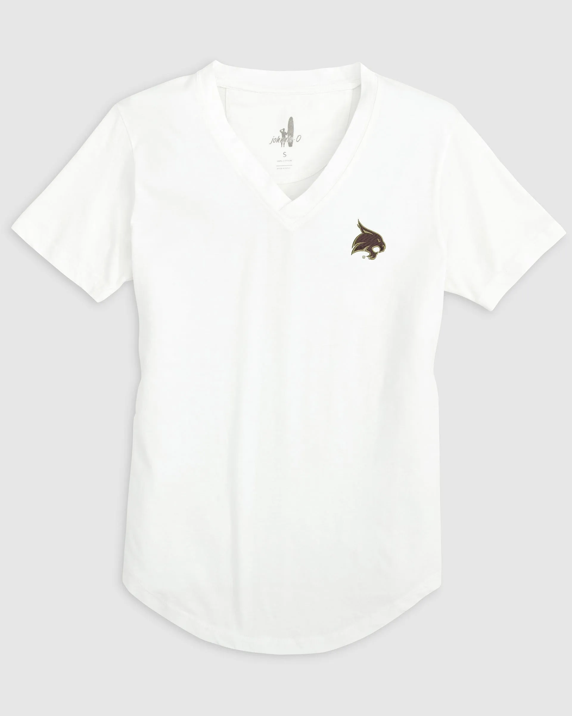 Women's Texas State Merediths V-Neck T-Shirt sold by Johnnie-O product image thumbnail 5