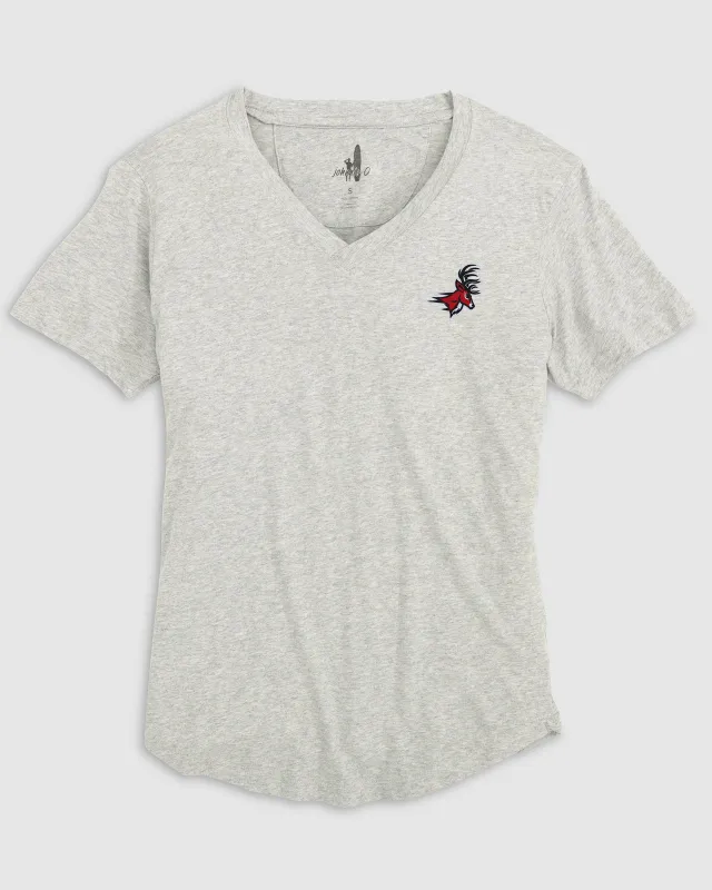 Women's Fairfield Merediths V-Neck T-Shirt - Stag Logo sold by Johnnie-O