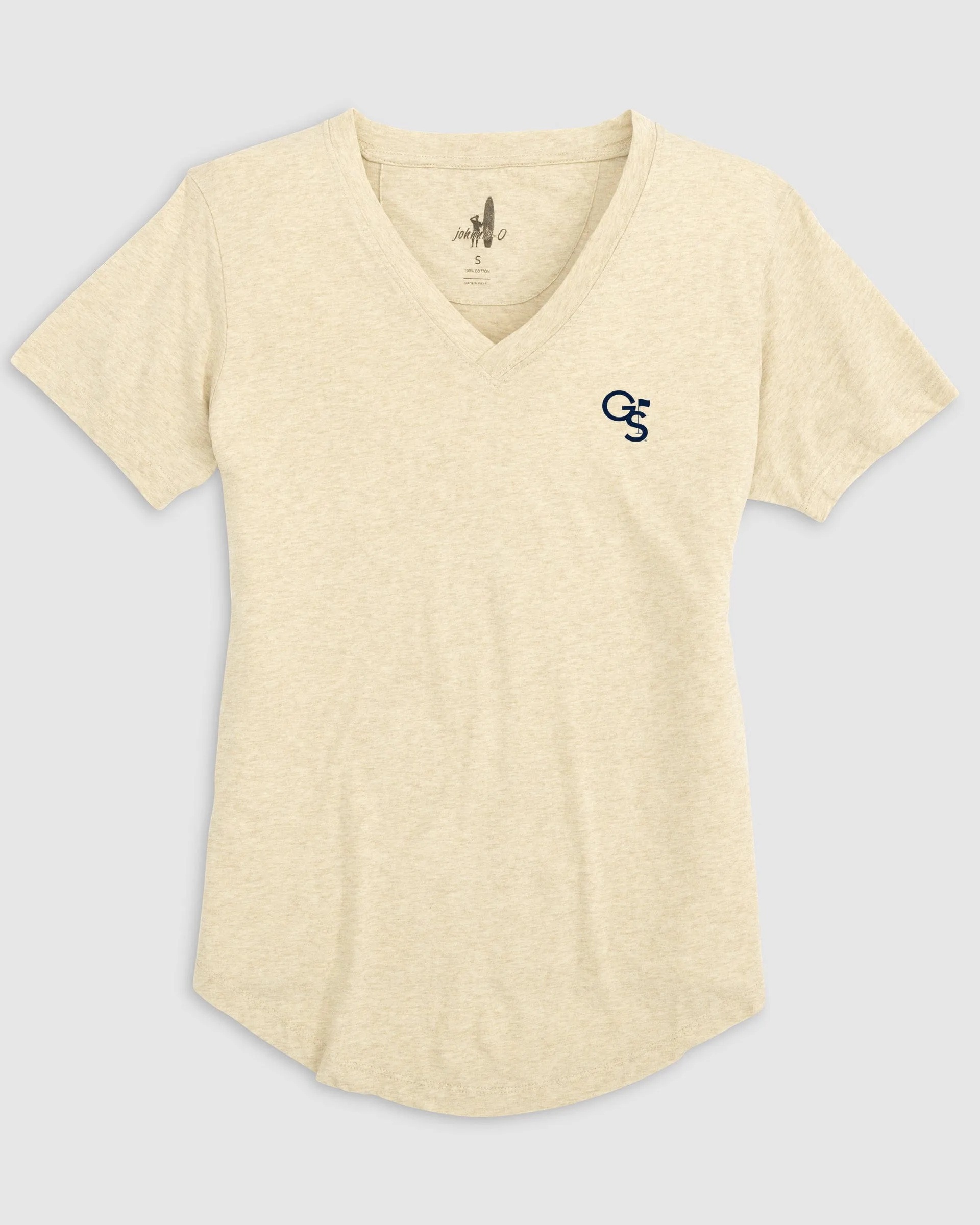 Women's Georgia Southern Merediths V-Neck T-Shirt - Flag Logo sold by Johnnie-O product image thumbnail 3