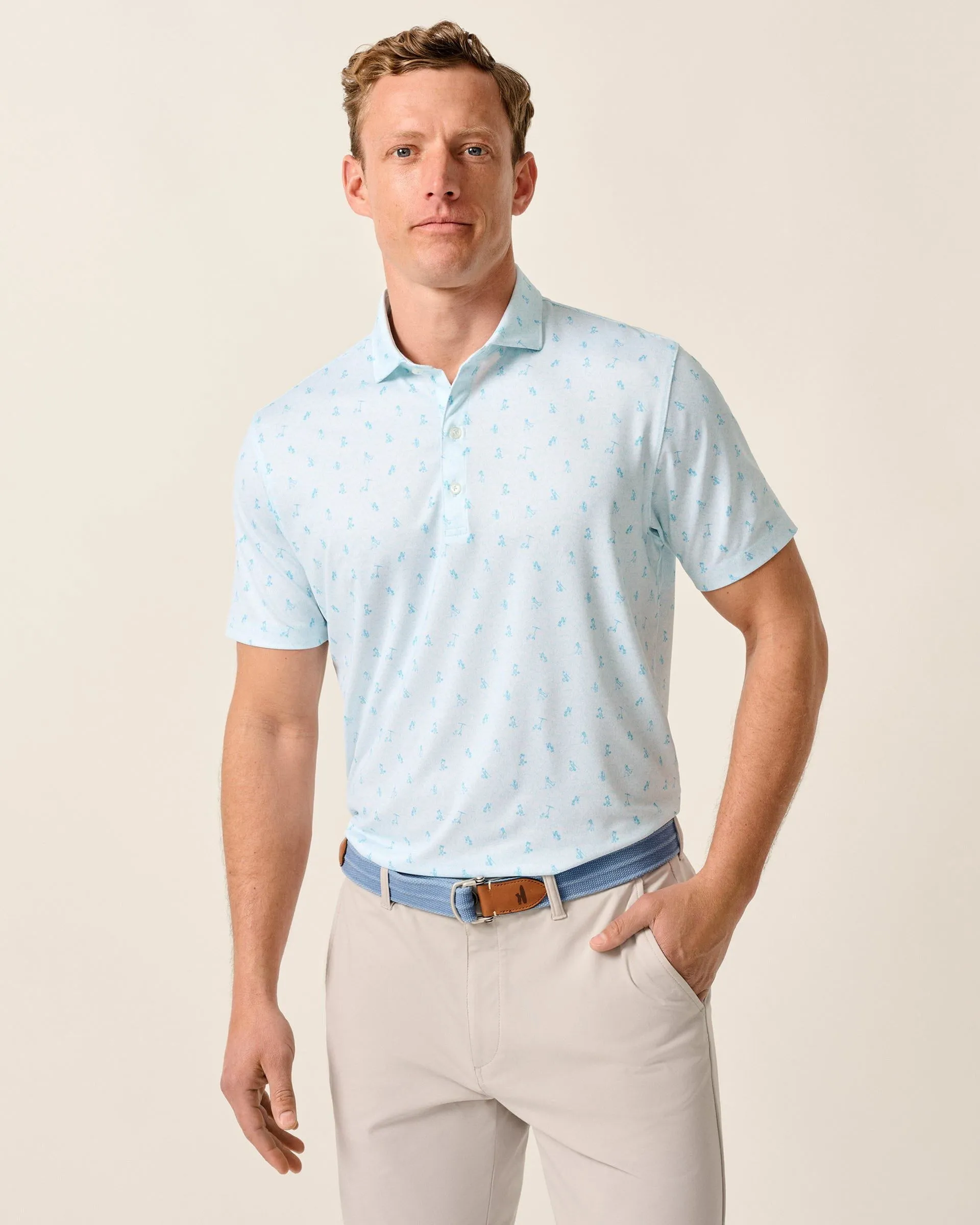 Performance Jersey Polo - Monkey Business sold by Johnnie-O product image thumbnail 5