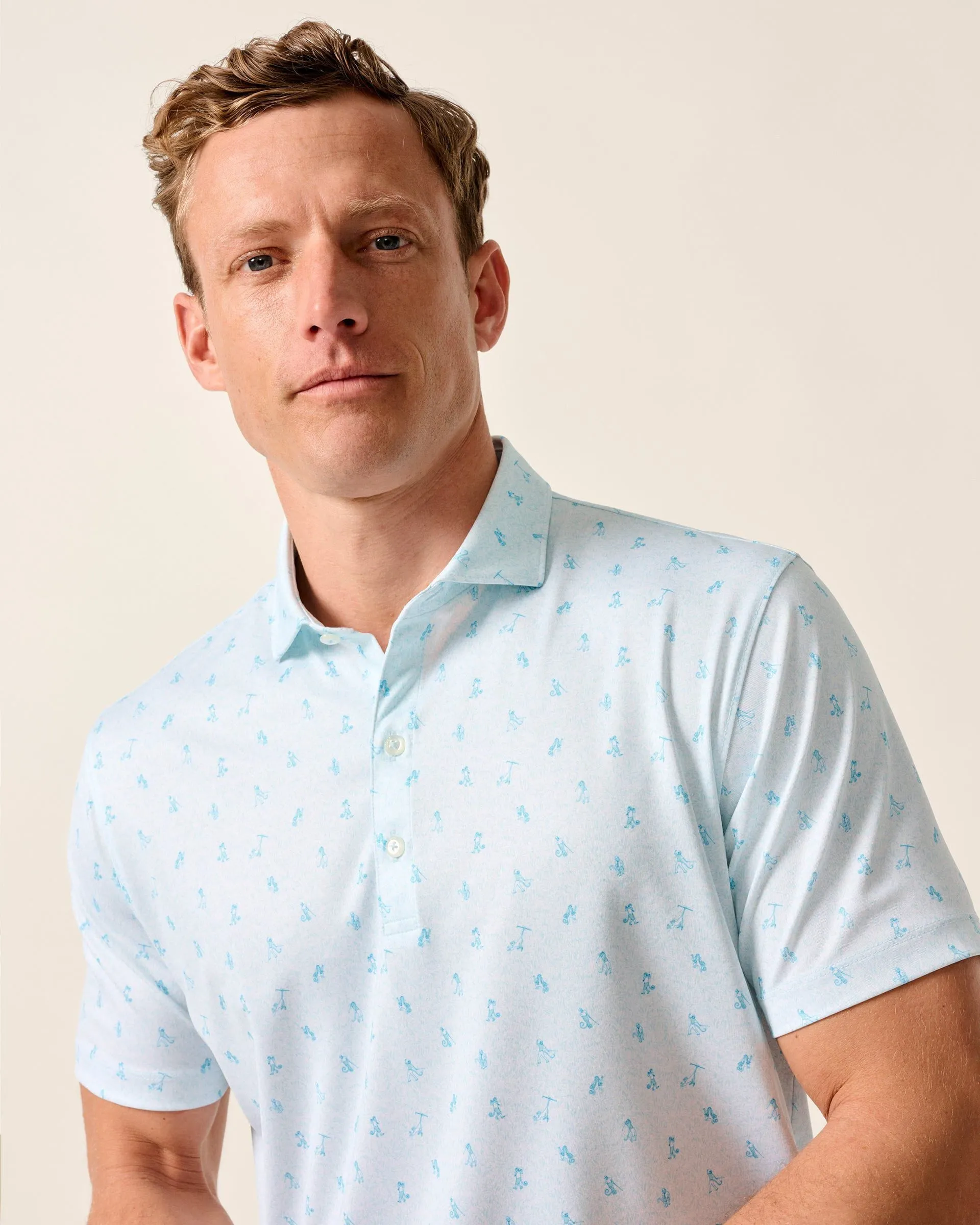 Performance Jersey Polo - Monkey Business sold by Johnnie-O product image thumbnail 4