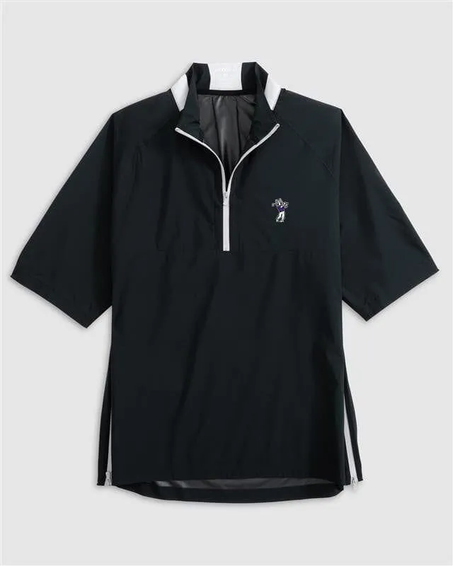 Texas Christian Stealth Stowable Short Sleeve Rain Jacket - Golf Logo sold by Johnnie-O