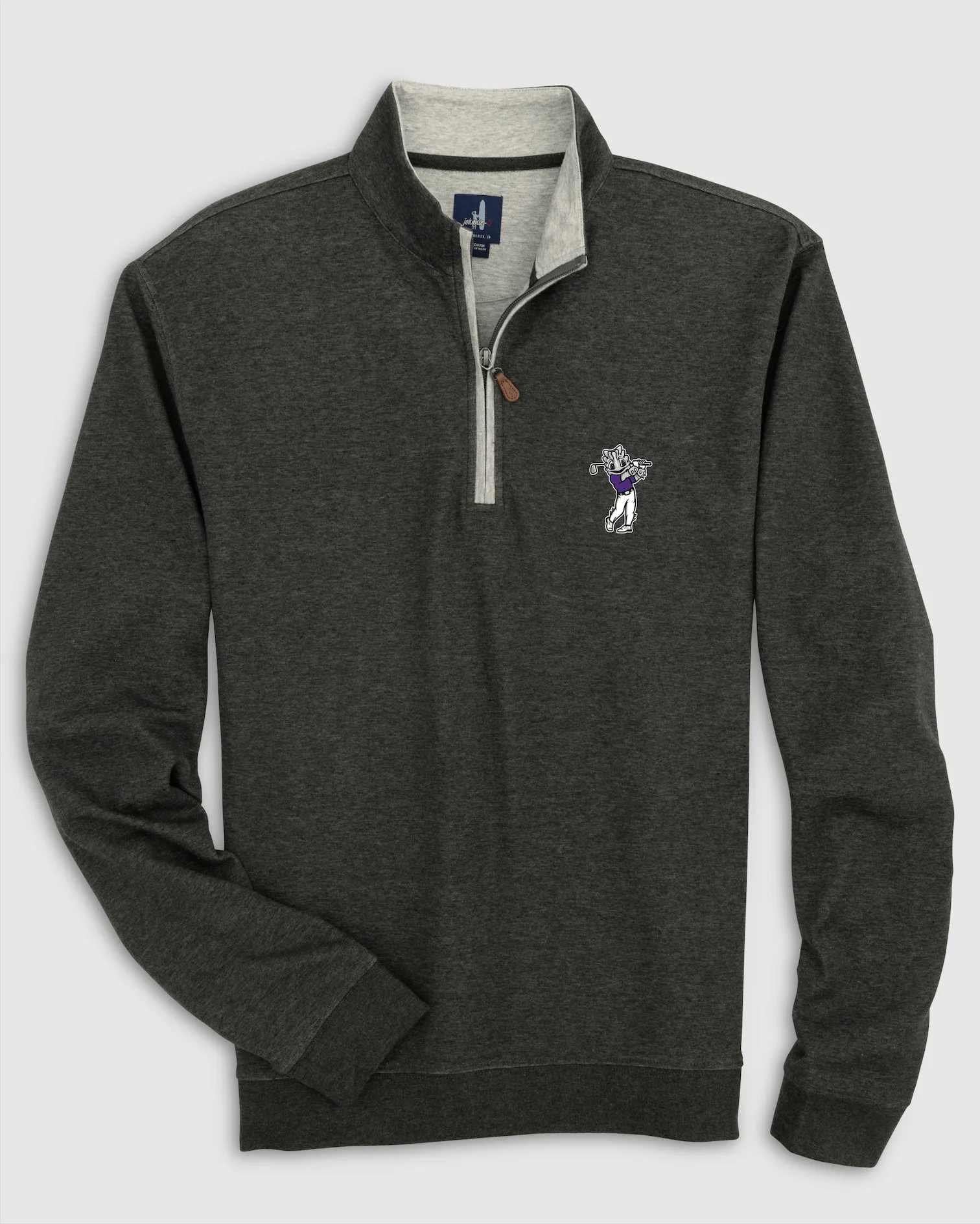 Texas Christian Sully Jr. 1/4 Zip - Golf Logo sold by Johnnie-O product image thumbnail 3