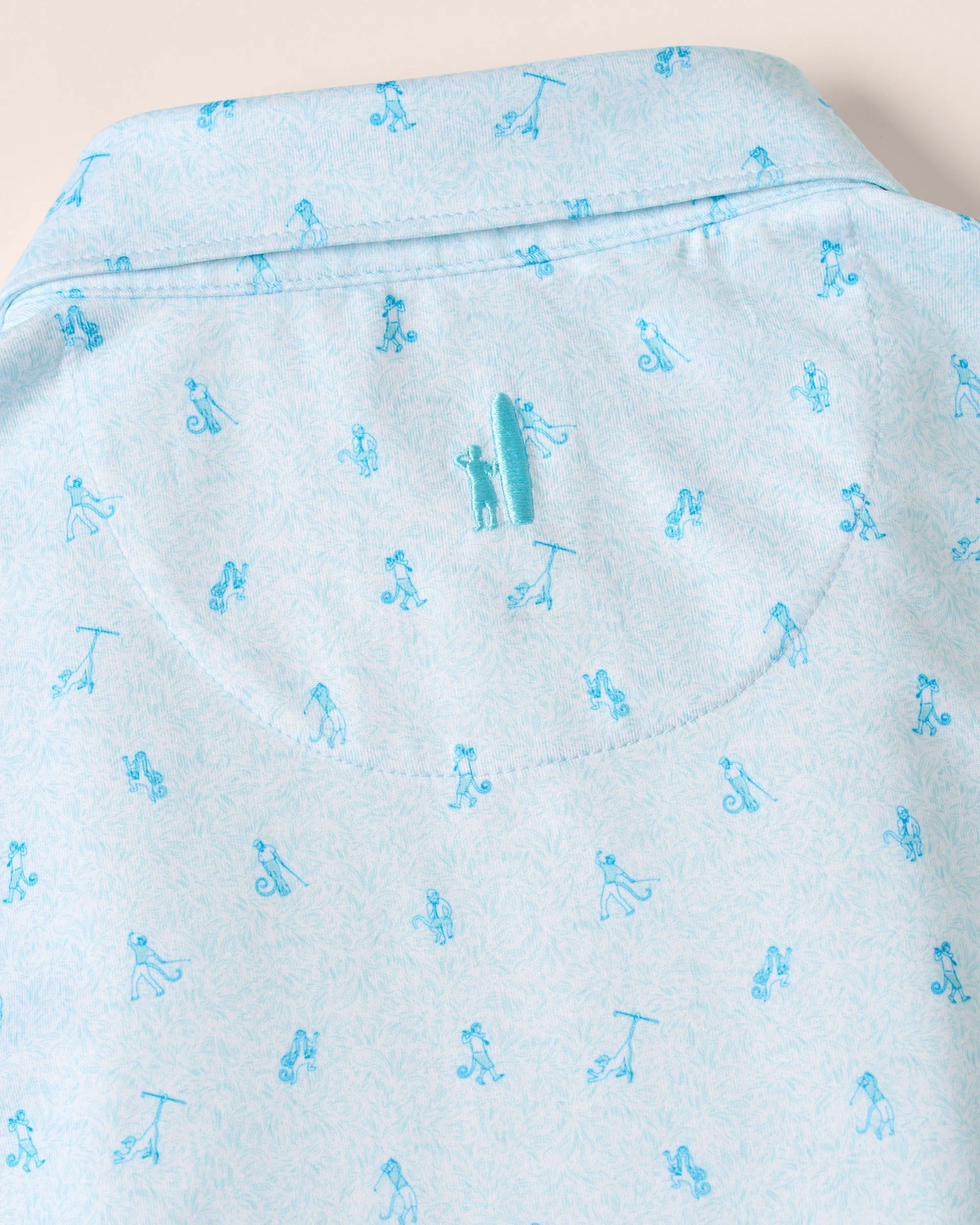 Performance Jersey Jr. Polo - Monkey Business Print sold by Johnnie-O product image thumbnail 3