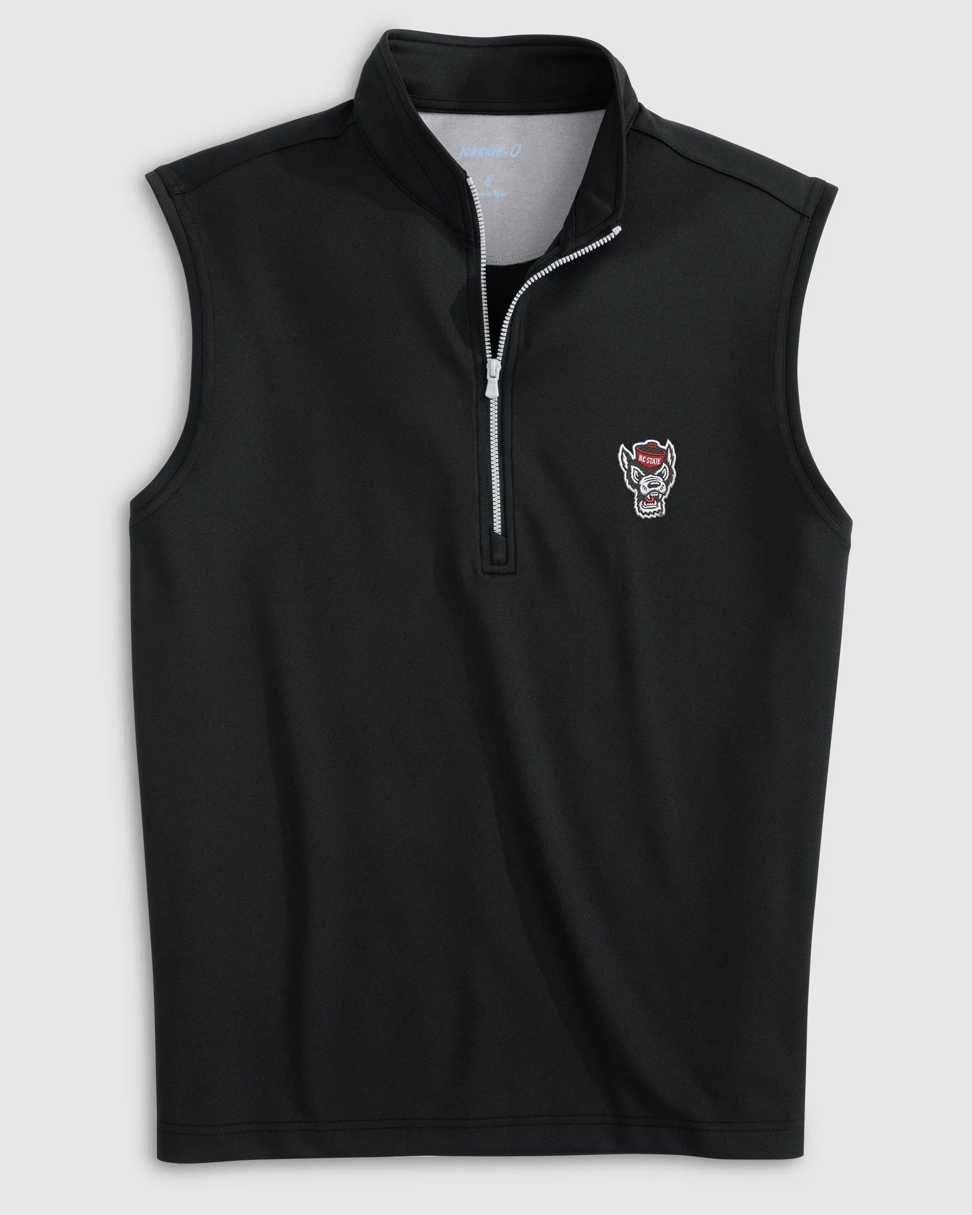 Women's NC State Daves Performance 1/4 Zip Vest - Wolf Logo sold by Johnnie-O