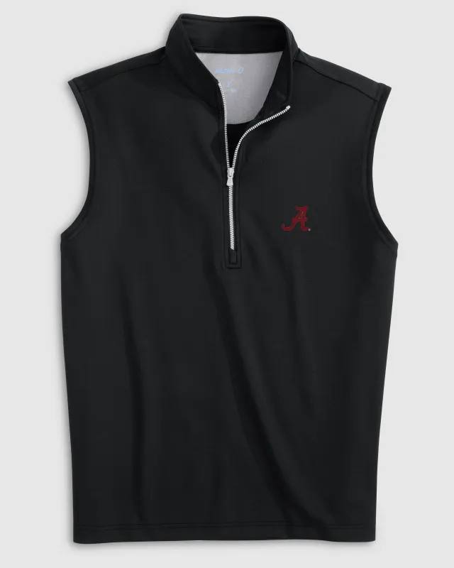Women's Alabama Daves Performance 1/4 Zip Vest sold by Johnnie-O