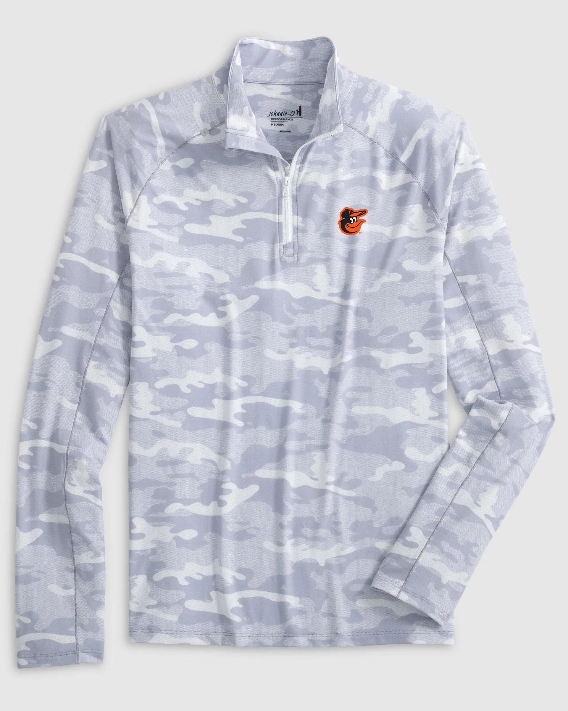Baltimore Orioles Patton Performance Camo 1/4-Zip Pullover sold by Johnnie-O product image thumbnail 2