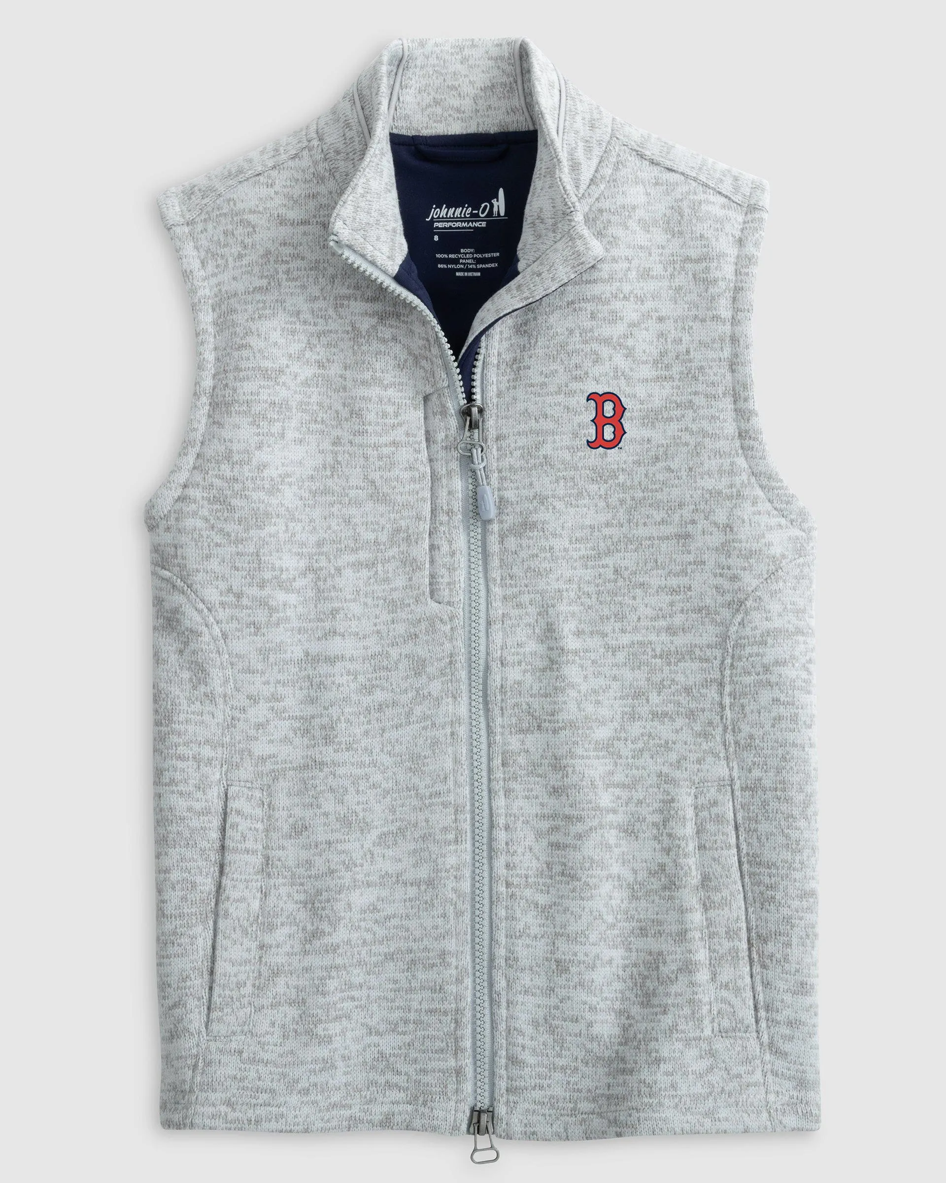 Boston Red Sox Denalis Jr. Performance Fleece Vest sold by Johnnie-O