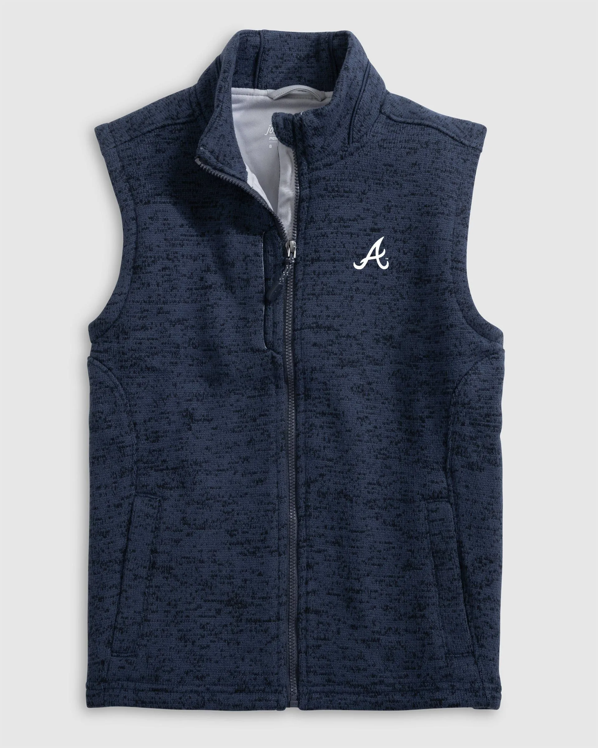 Atlanta Braves Denalis Jr. Performance Fleece Vest sold by Johnnie-O product image thumbnail 2