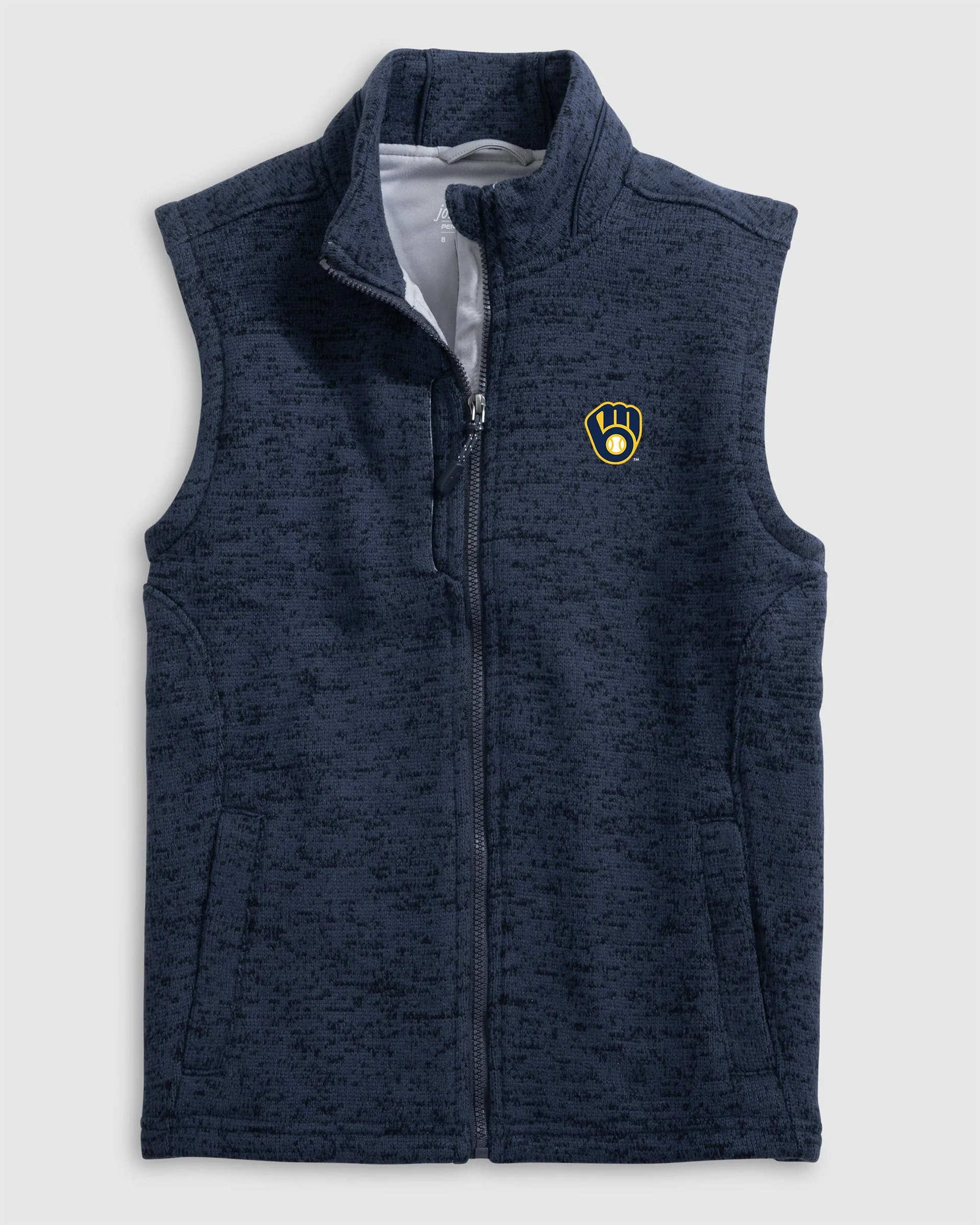 Milwaukee Brewers Denalis Jr. Performance Fleece Vest sold by Johnnie-O product image thumbnail 2