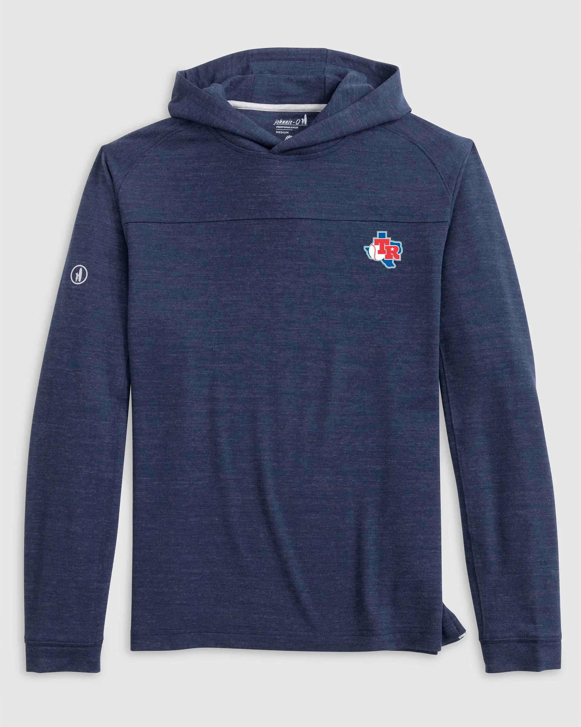 Texas Rangers Remmy Performance Hoodie - Cooperstown Logo sold by Johnnie-O