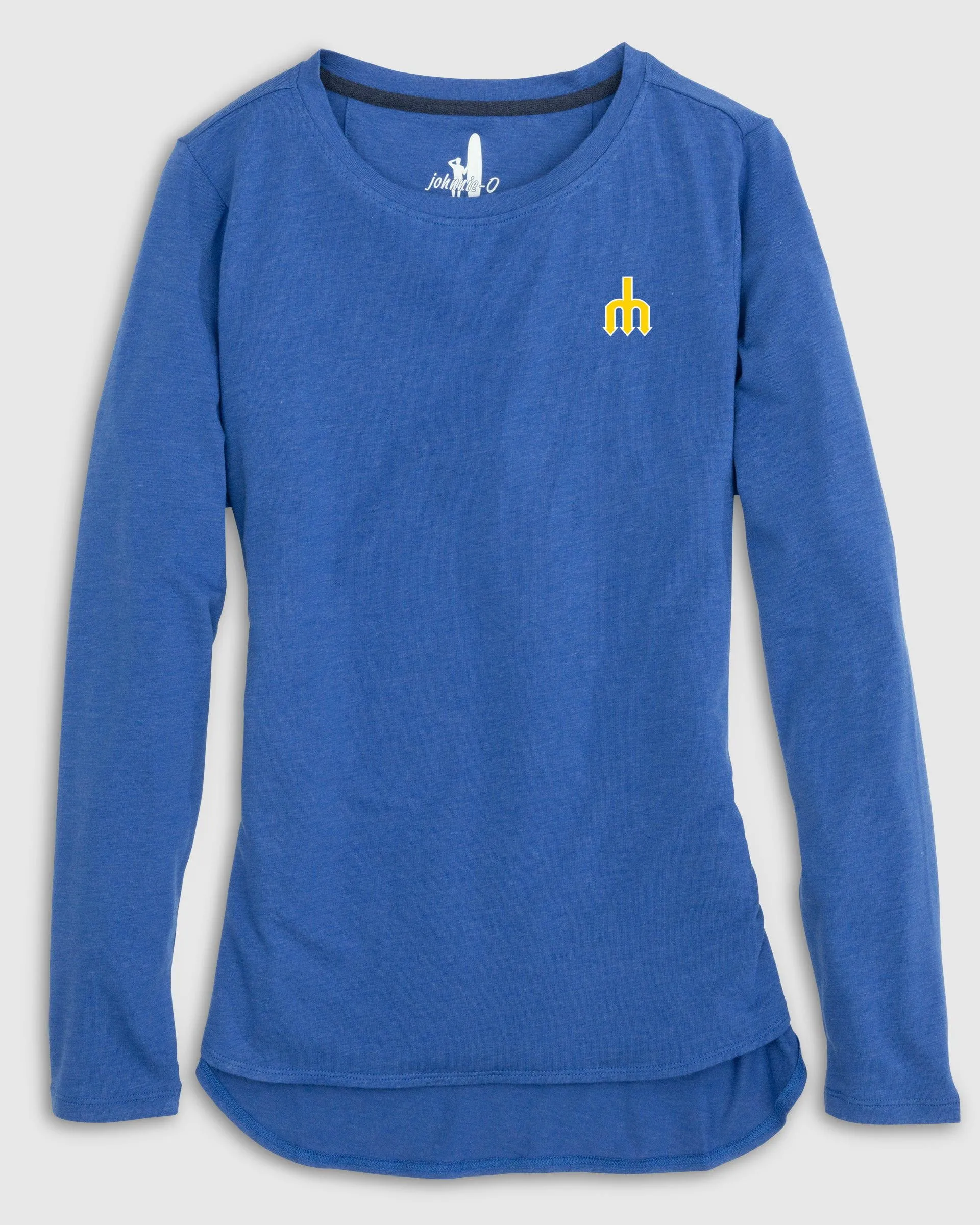 Women's Seattle Mariners Addison Long Sleeve T-Shirt - Cooperstown Logo sold by Johnnie-O product image thumbnail 2