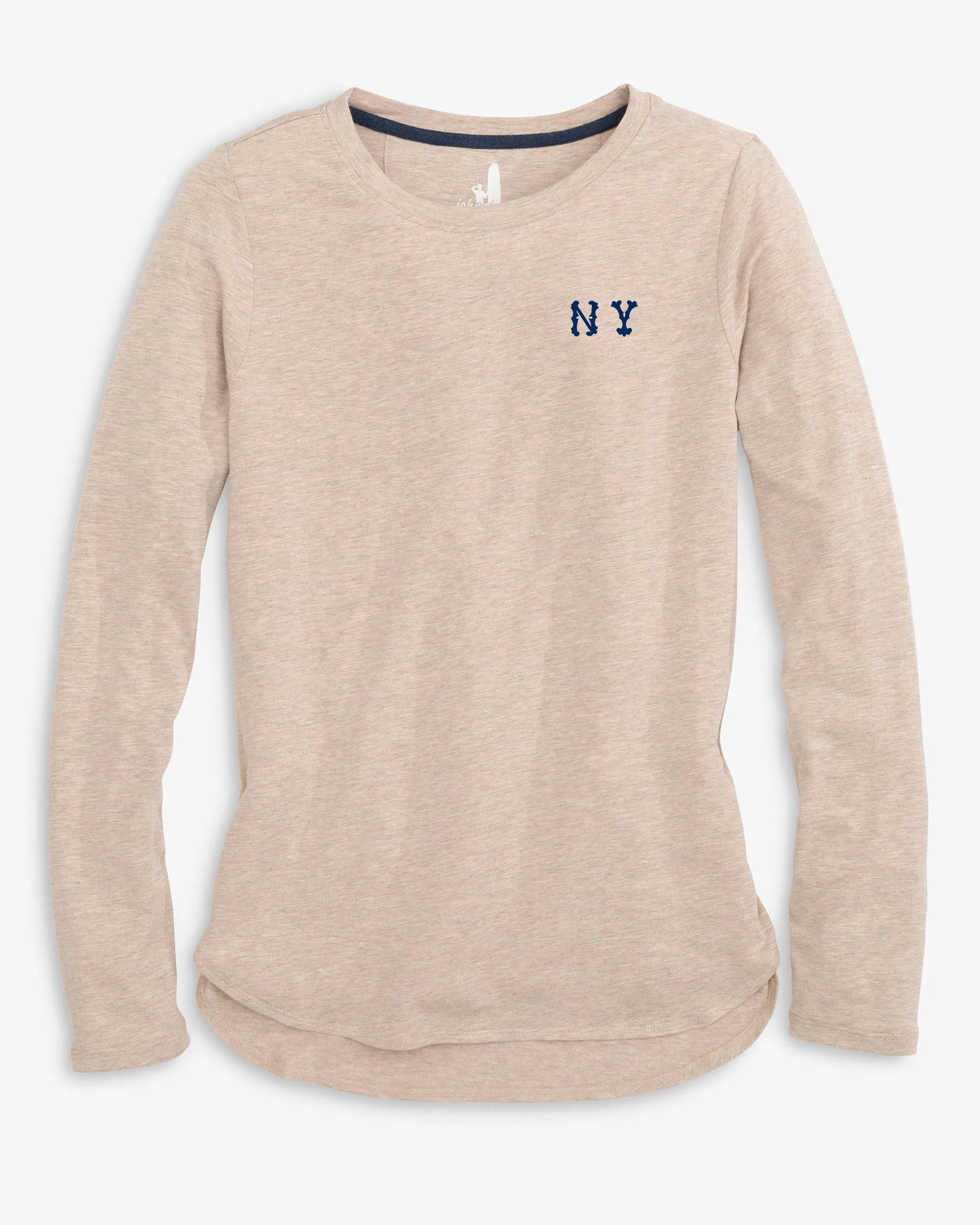 Women's New York Yankees Addison Long Sleeve T-Shirt - Cooperstown Logo sold by Johnnie-O
