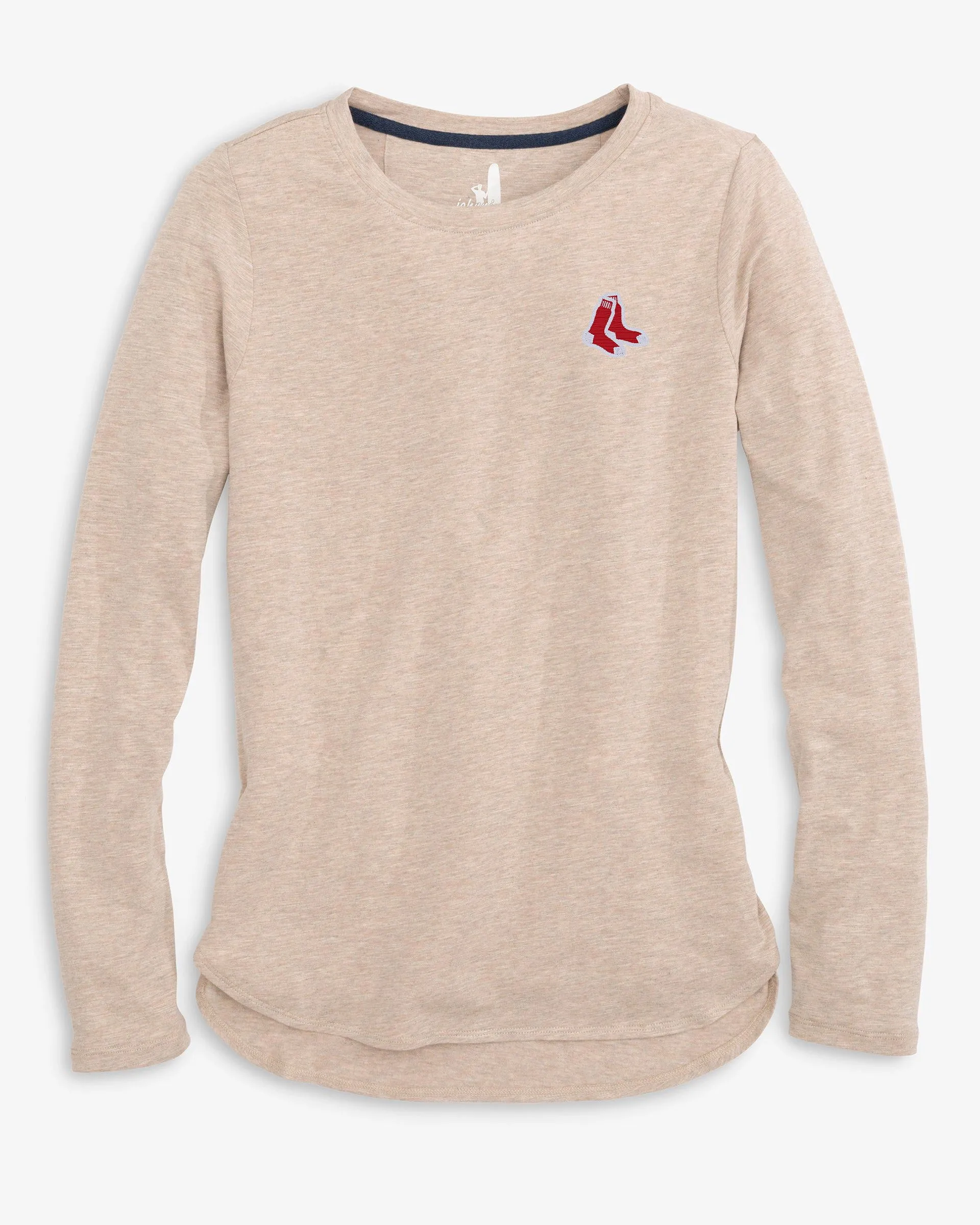 Women's Boston Red Sox Addison Long Sleeve T-Shirt - Cooperstown Logo sold by Johnnie-O