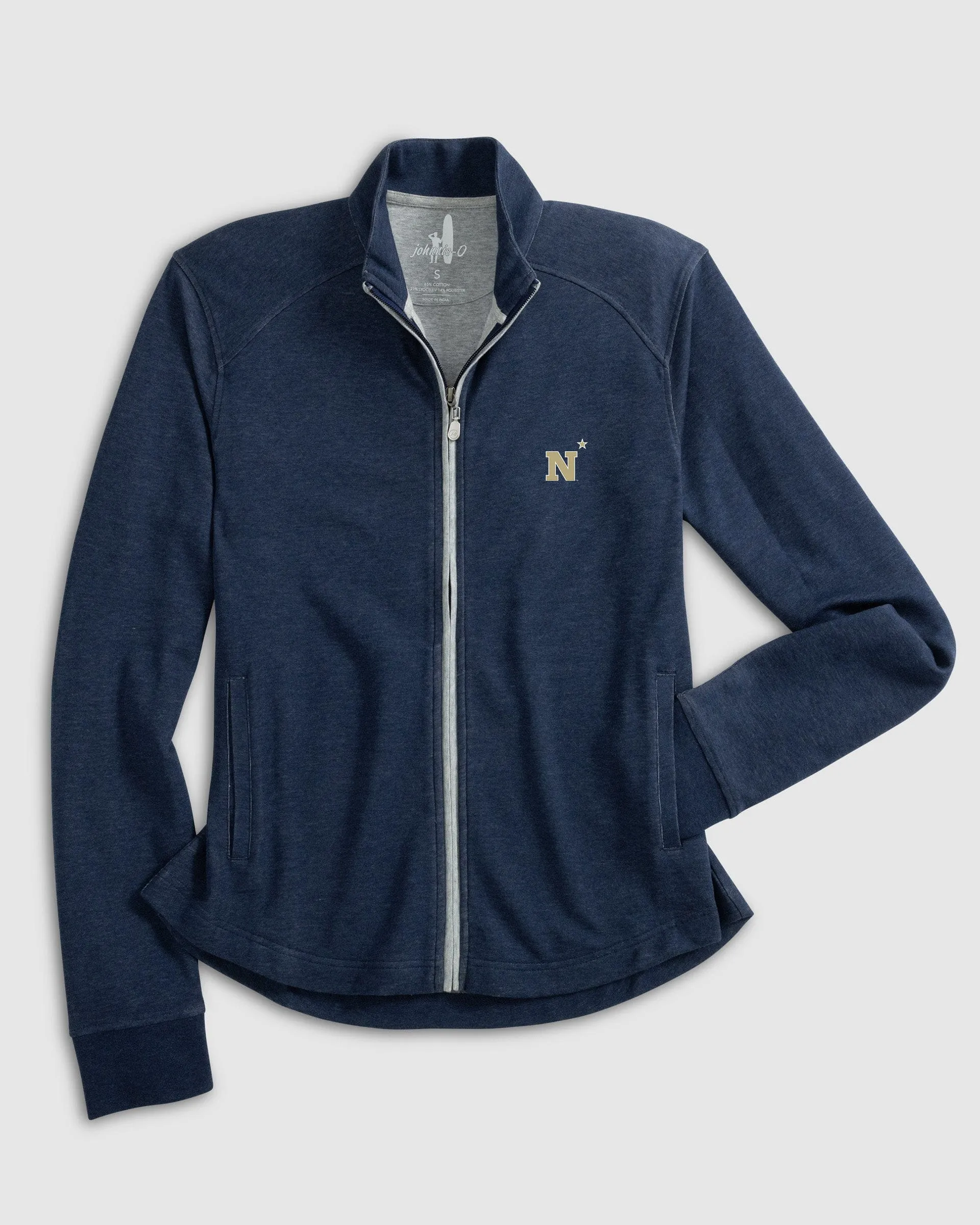 Women's U.S. Naval Academy Tomi Full Zip Jacket sold by Johnnie-O product image thumbnail 3