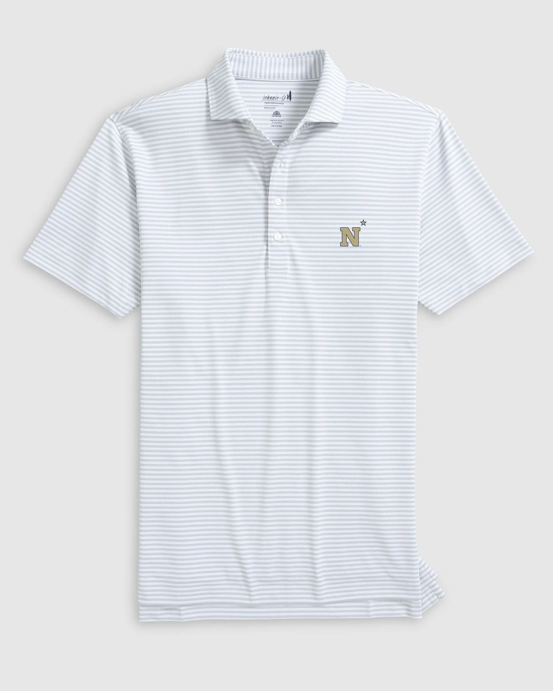 U.S. Naval Academy Stetsons Performance Mesh Polo sold by Johnnie-O