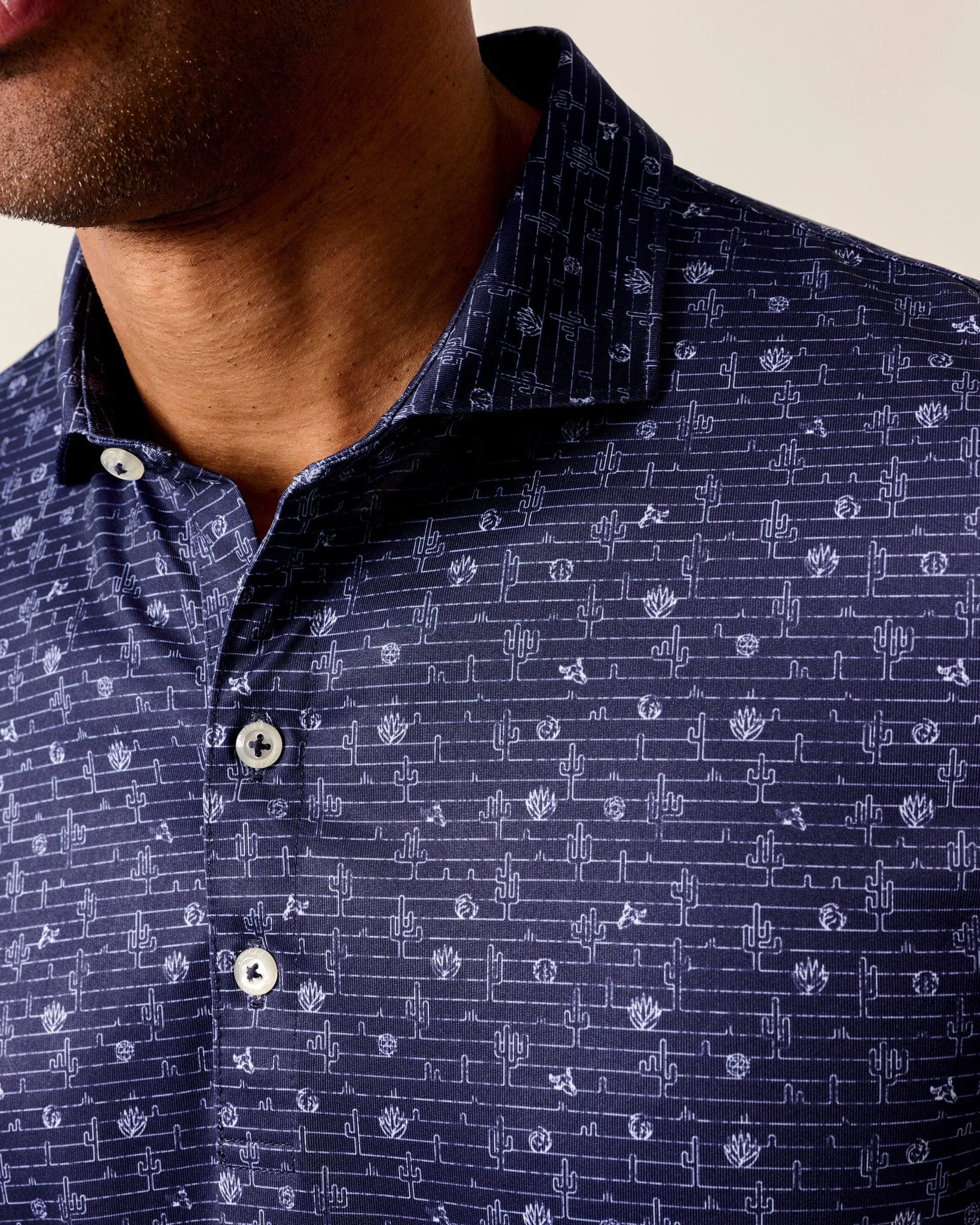 Performance Jersey Polo - Tumbleweed sold by Johnnie-O