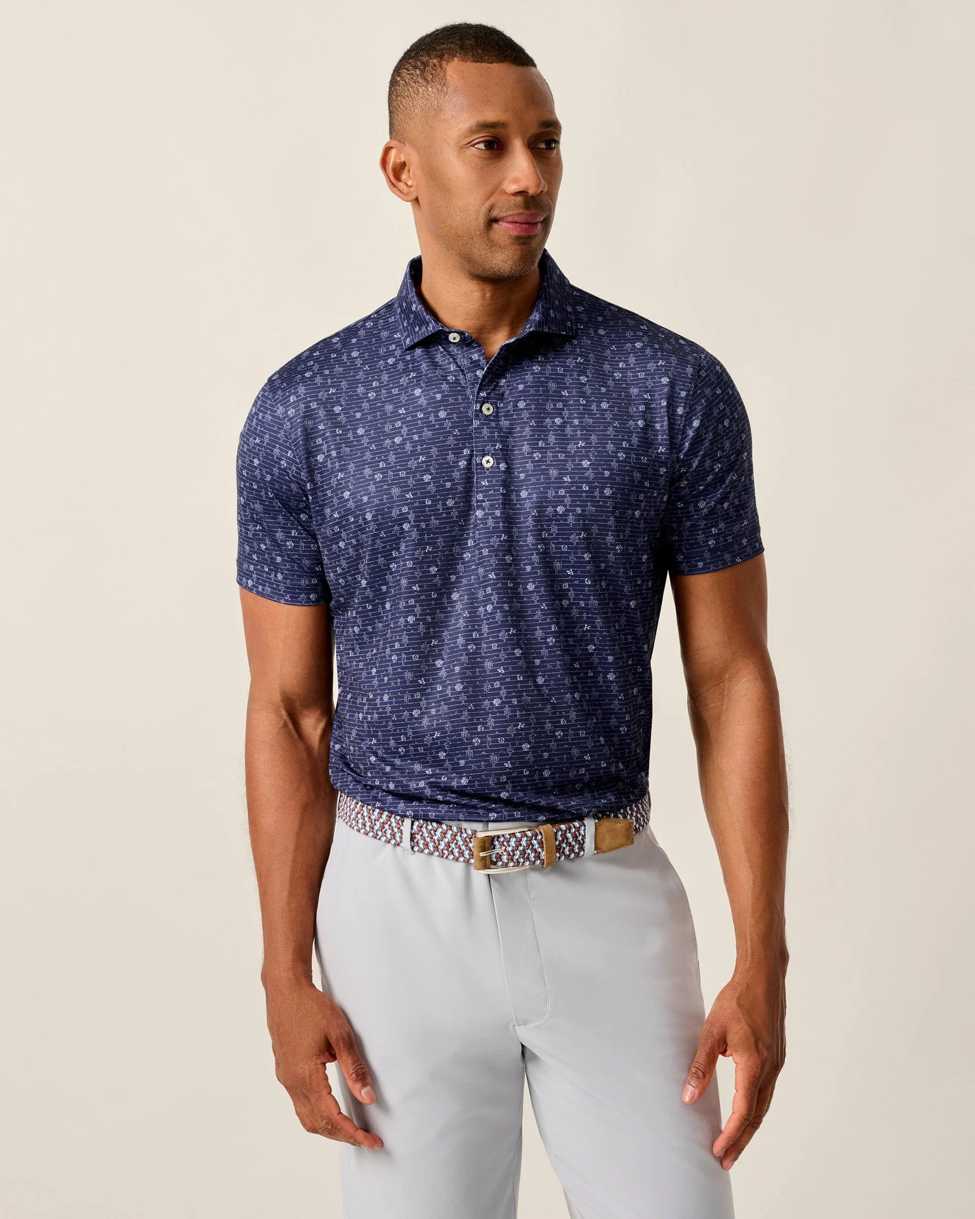 Performance Jersey Polo - Tumbleweed sold by Johnnie-O product image thumbnail 2