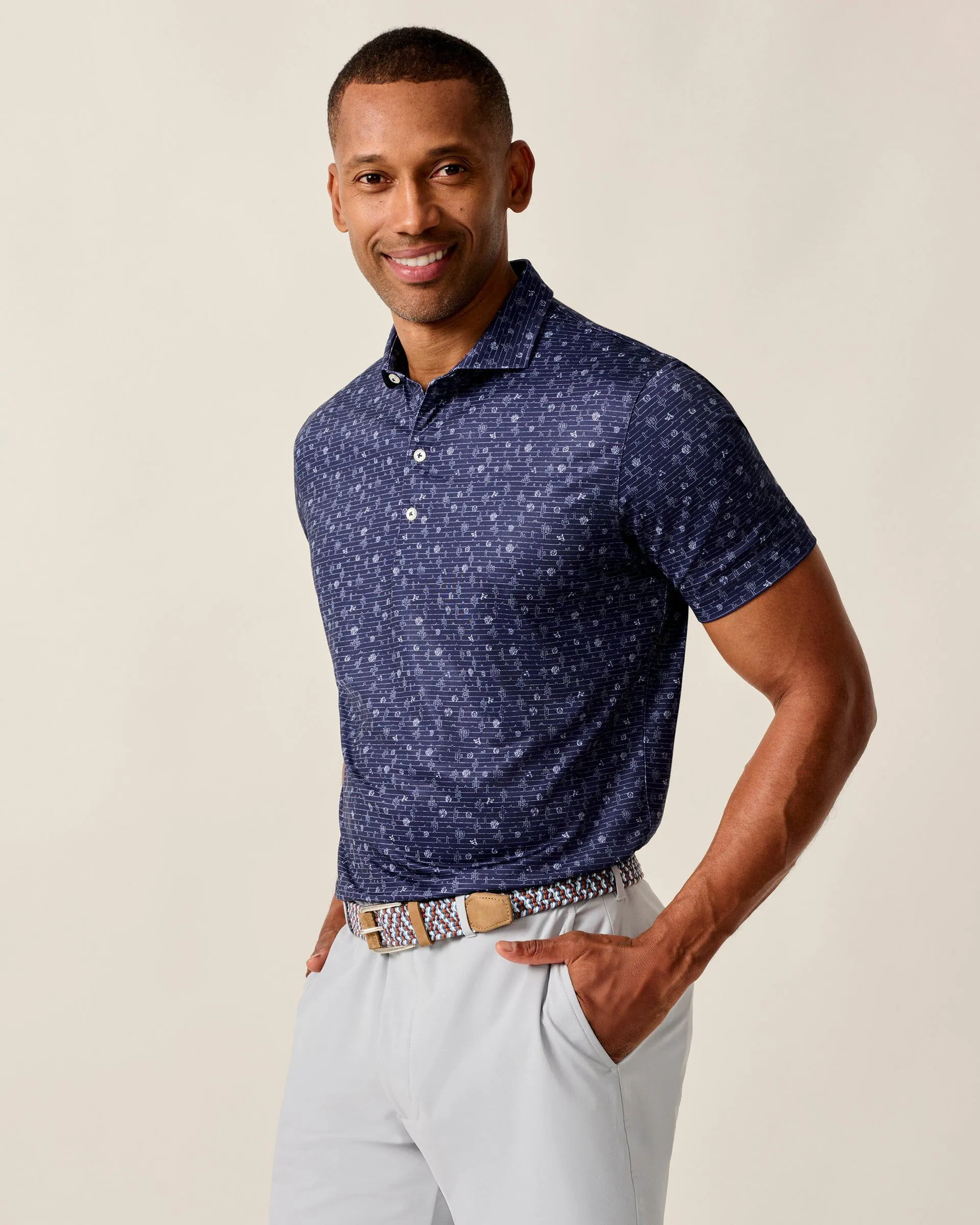 Performance Jersey Polo - Tumbleweed sold by Johnnie-O product image thumbnail 4