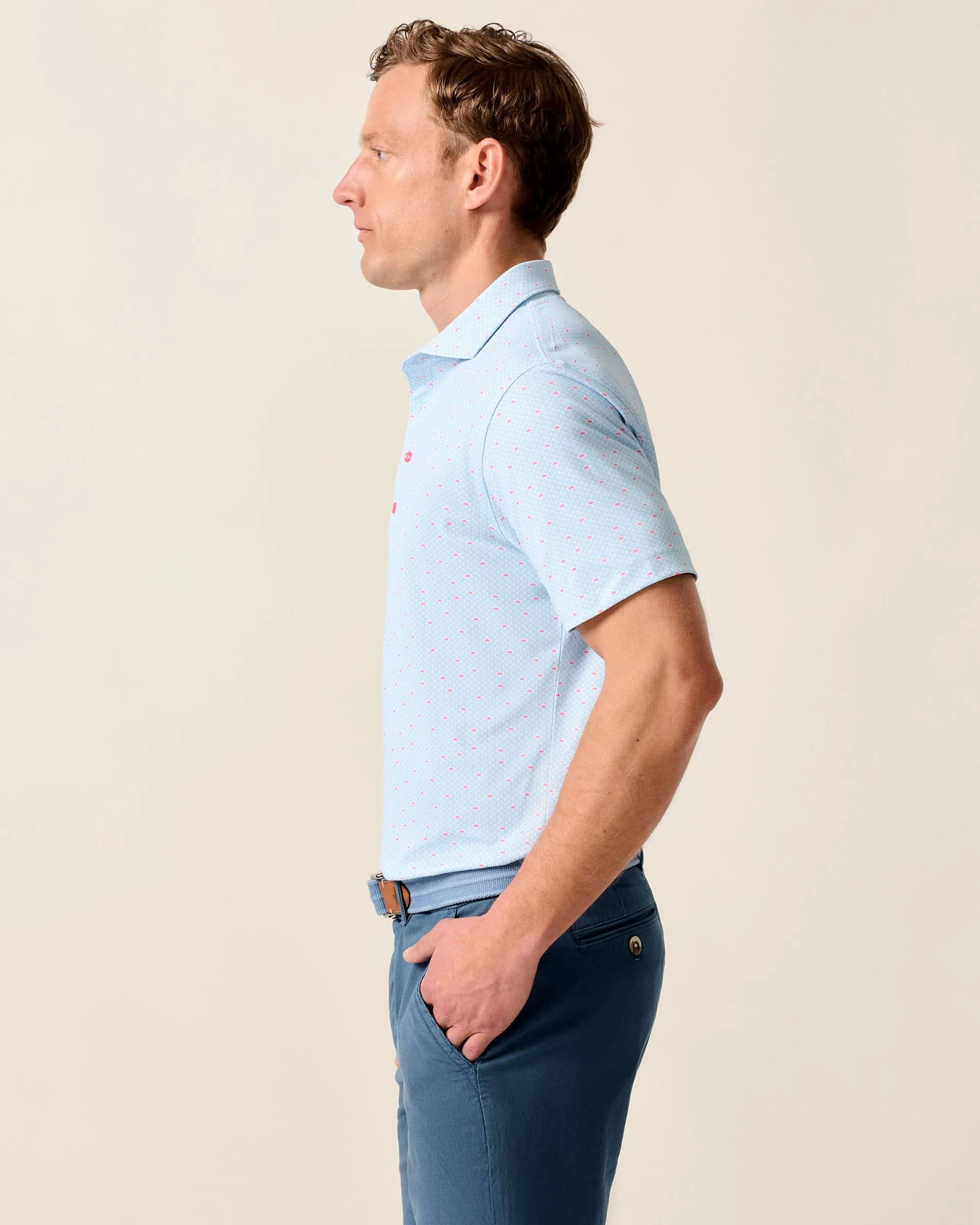 Performance Mesh Polo - Poppy sold by Johnnie-O product image thumbnail 4